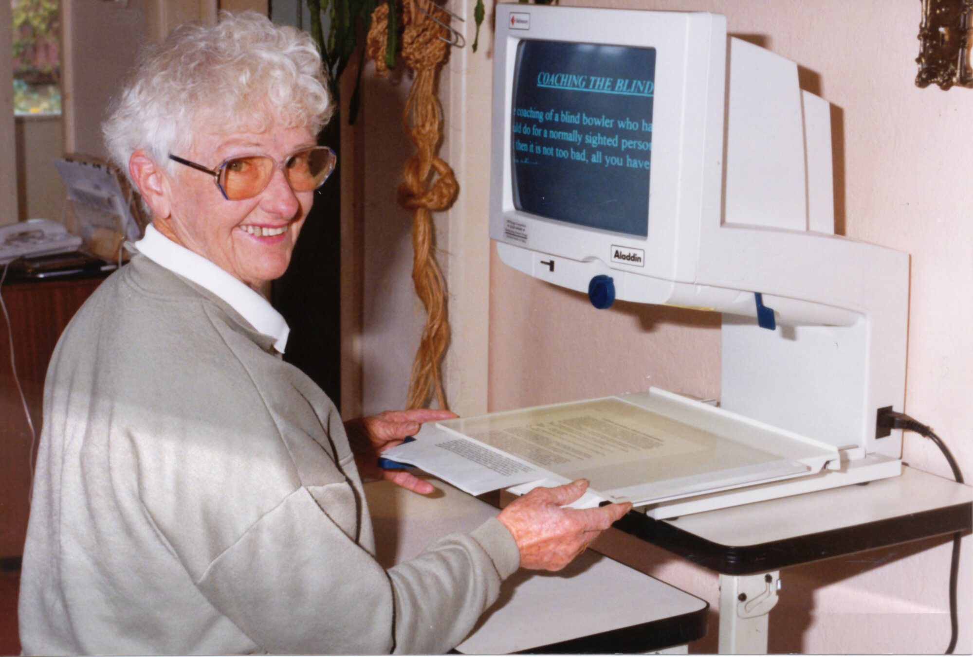 Braille week; collector Lorraine Dalley