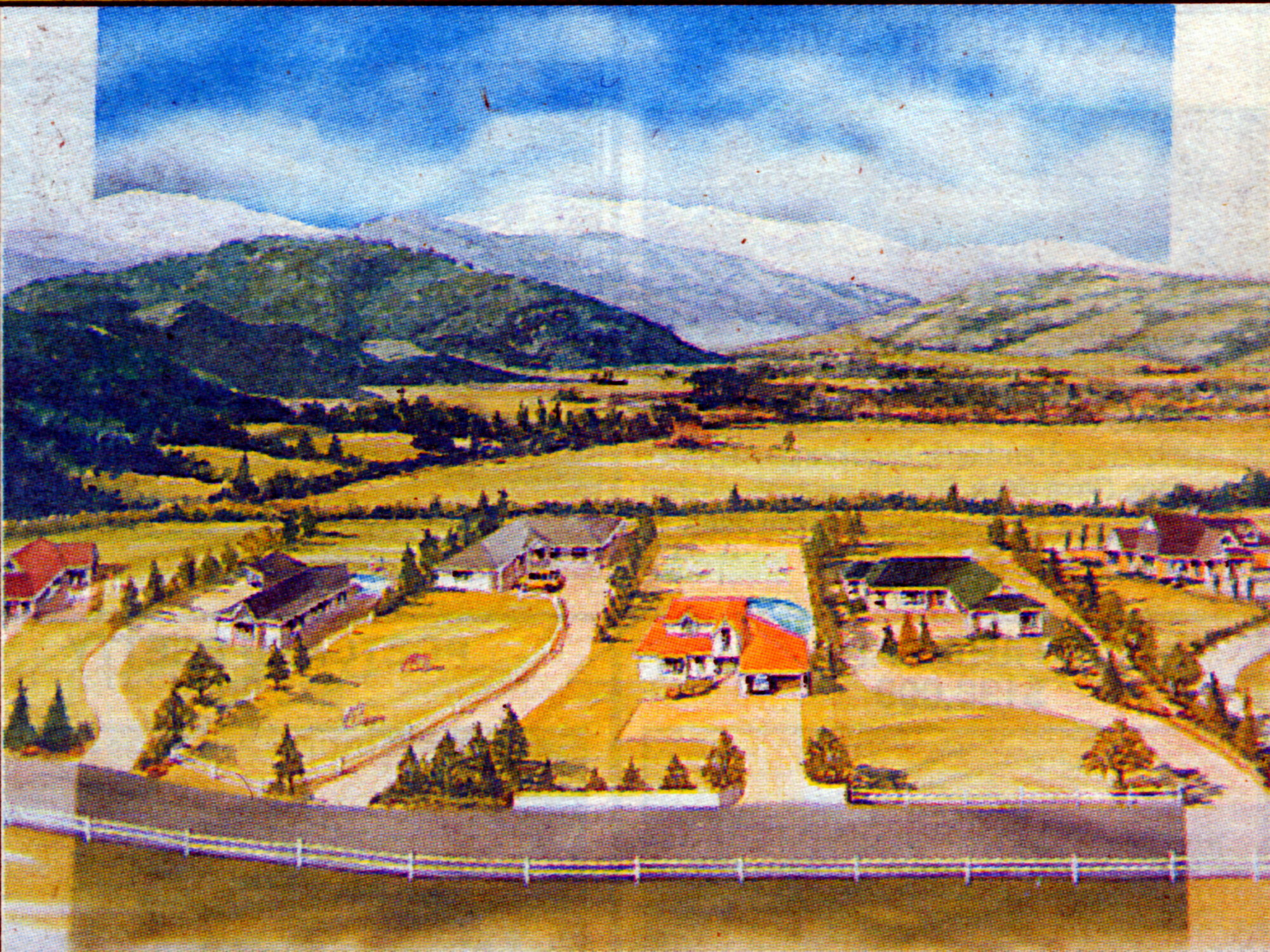 Emerald Plateau subdivision; 'Artist impression of future'.