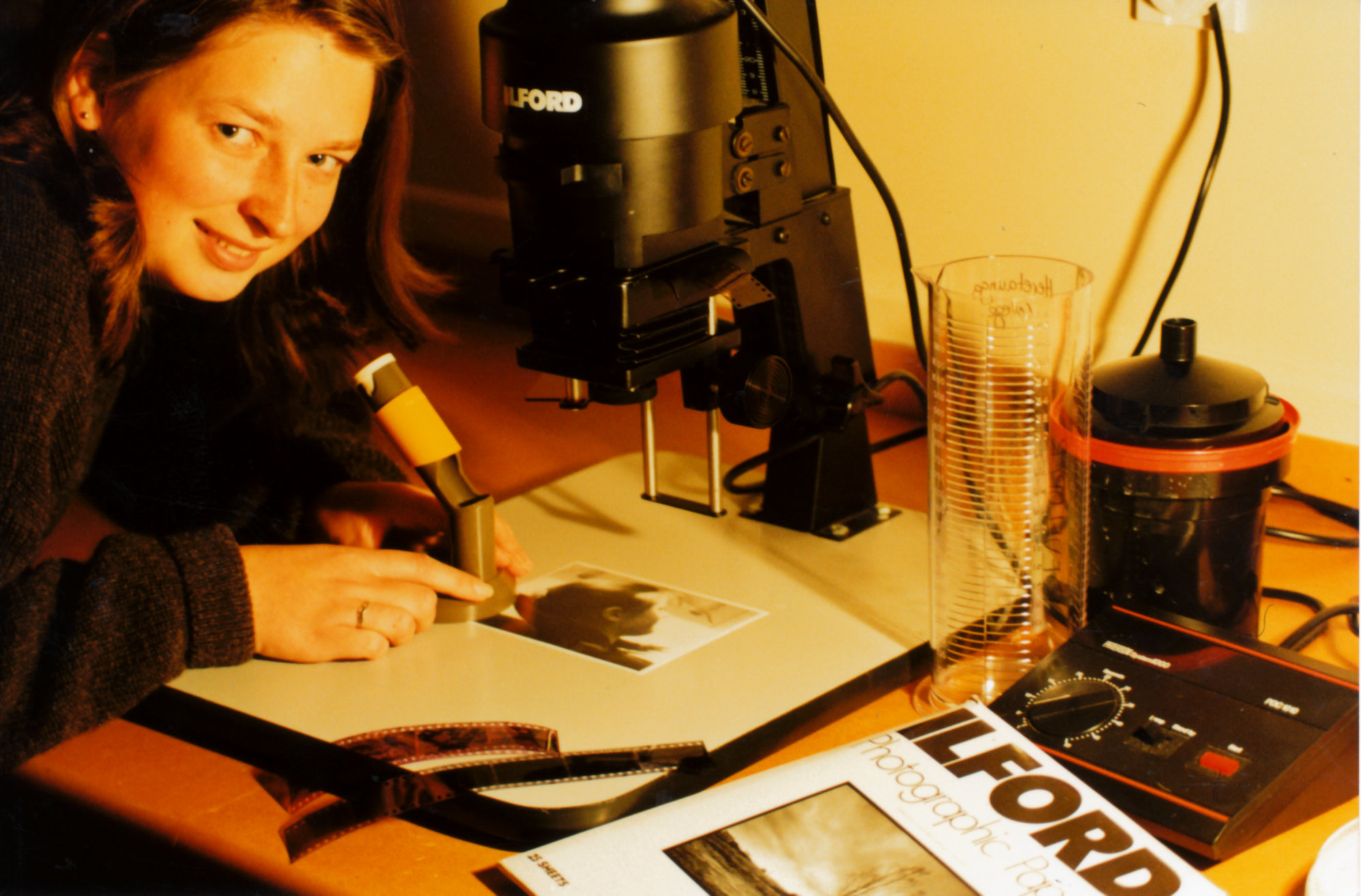 Heretaunga College rebuilt; Melanie Dixon in the new darkroom.