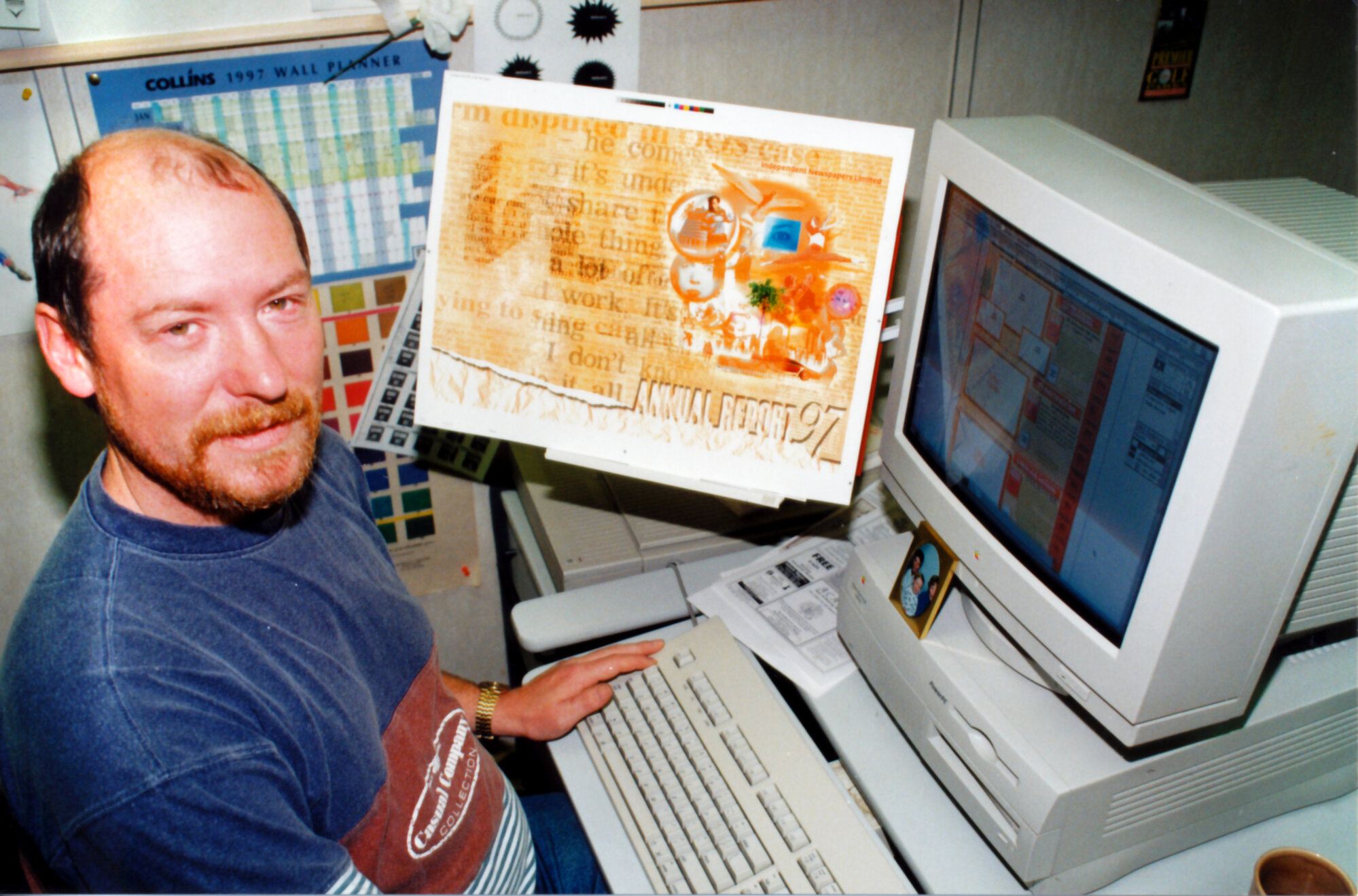 Upper Hutt Leader staff; production supervisor Gary Crilley.