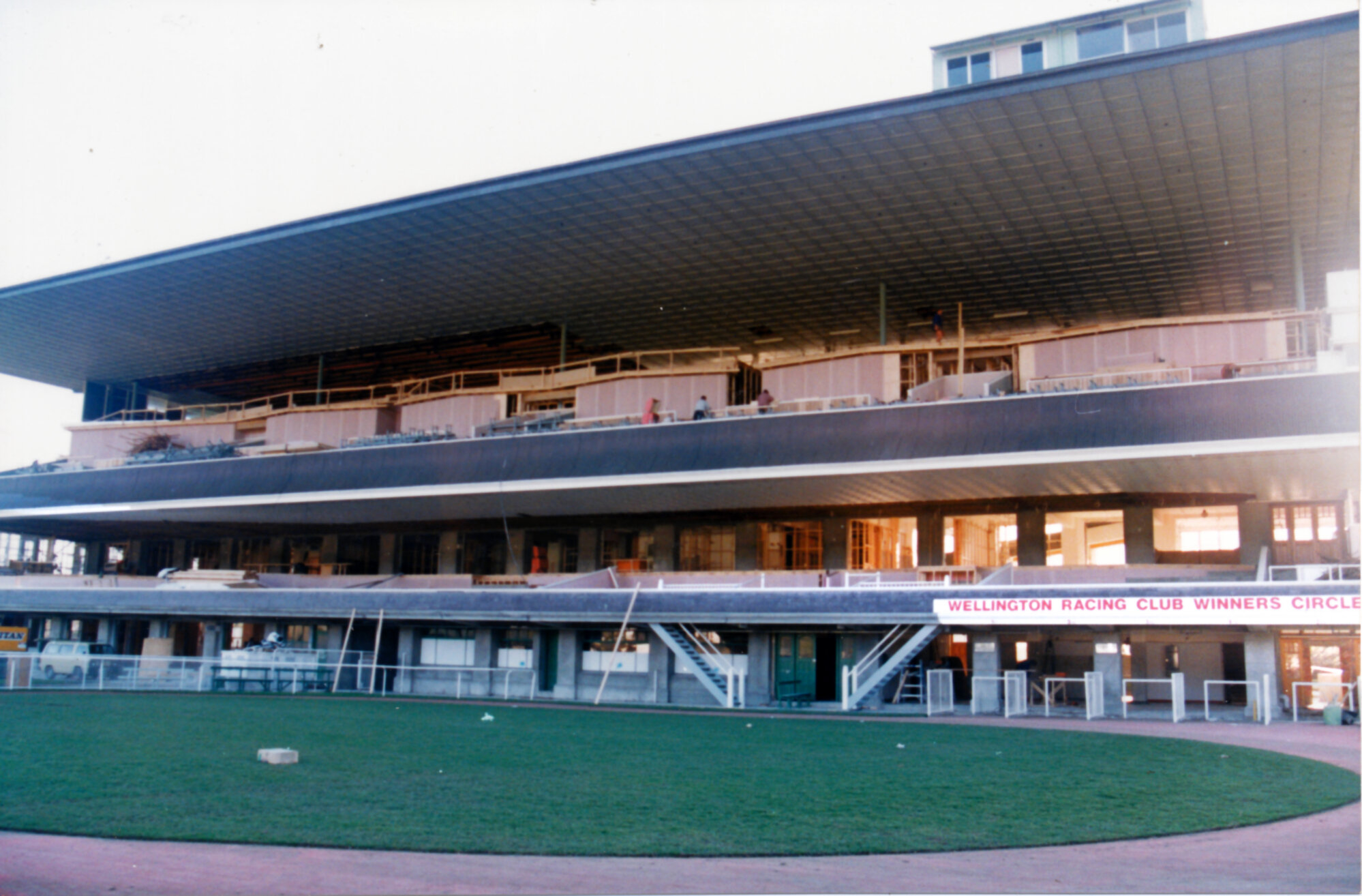 Trentham racecourse; members' stand improvements.