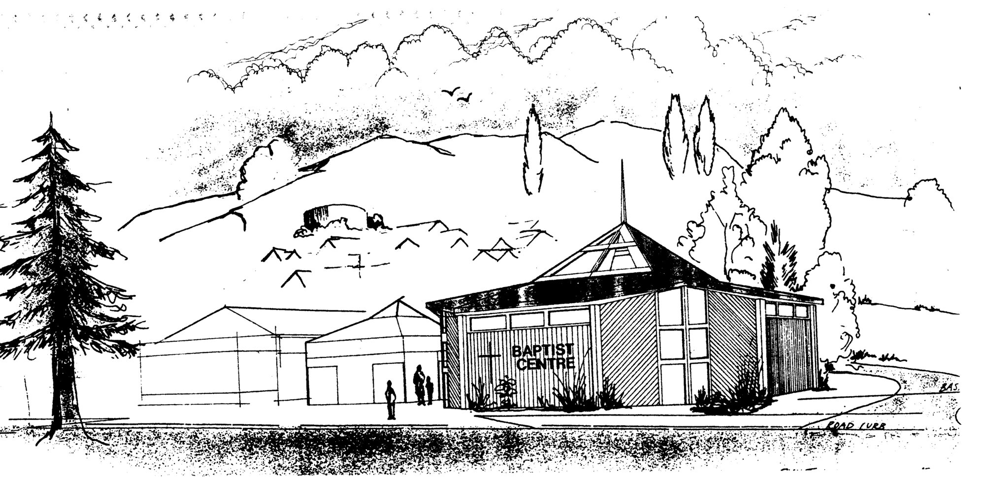 Rimutaka Baptist Church, Brown Owl; 250-seat auditorium approved by city council
