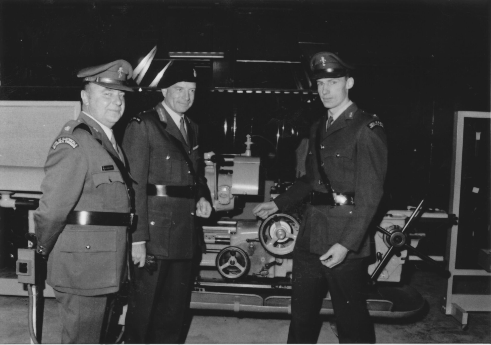 Trentham Camp; new engineering workshop replaces World War II buildings.