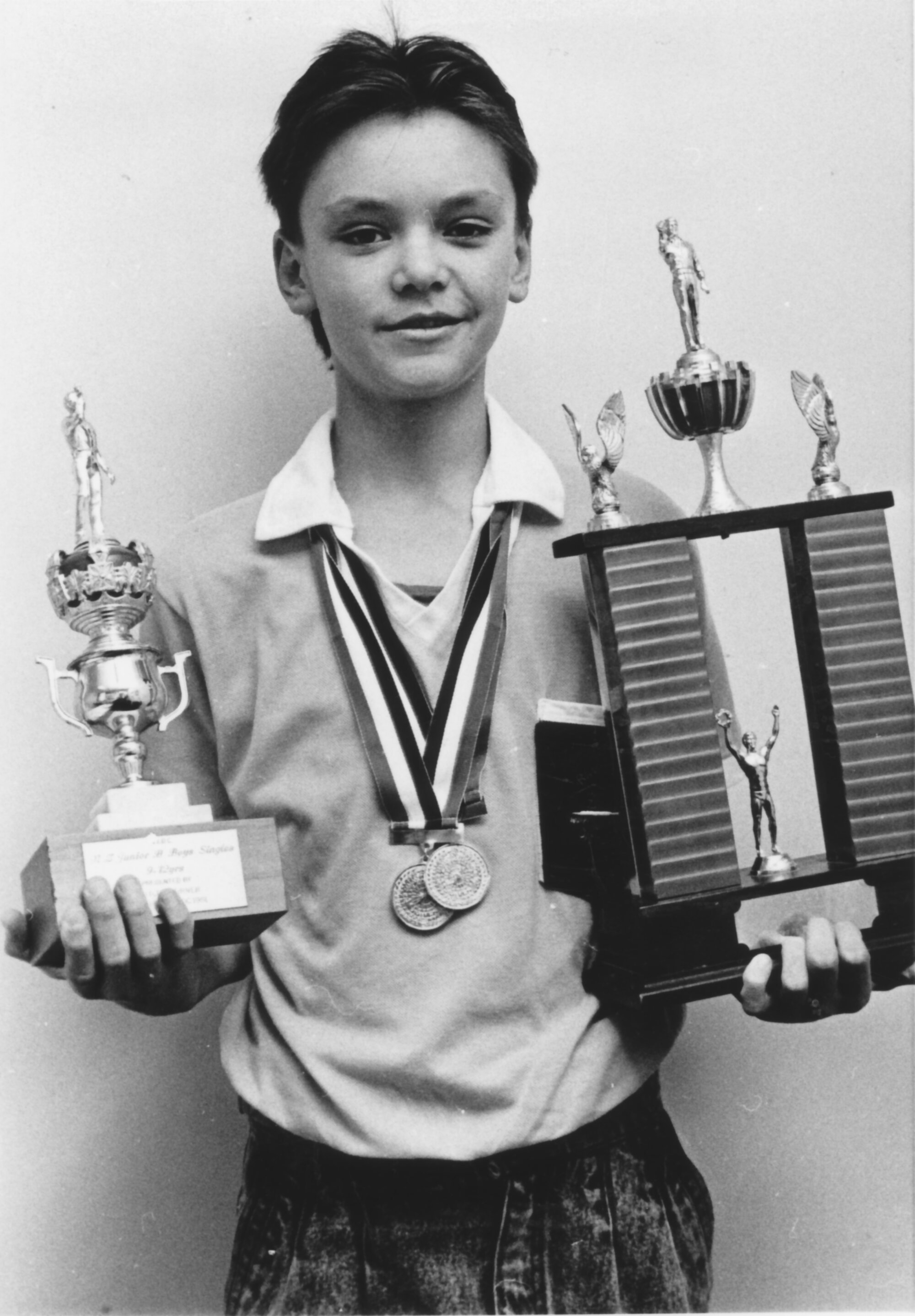 Darts; Joseph Moses, 12; junior national champion and captain of the winning North Island team.