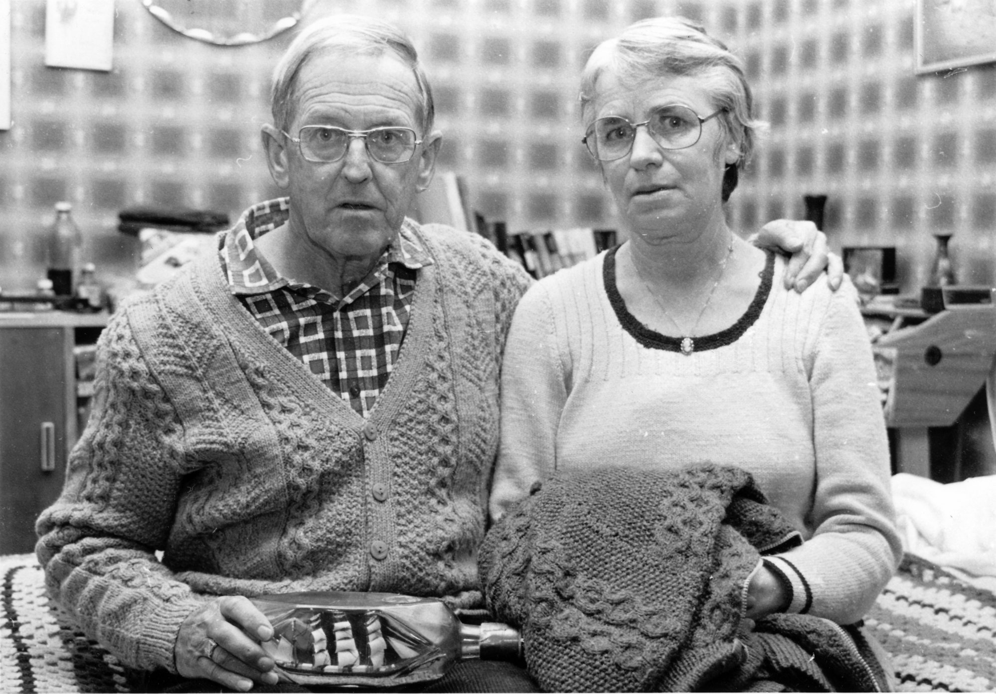 Stan and Bertha Bayne; parents of Edmund, the eighth person to die on the River Road, earlier in the month.