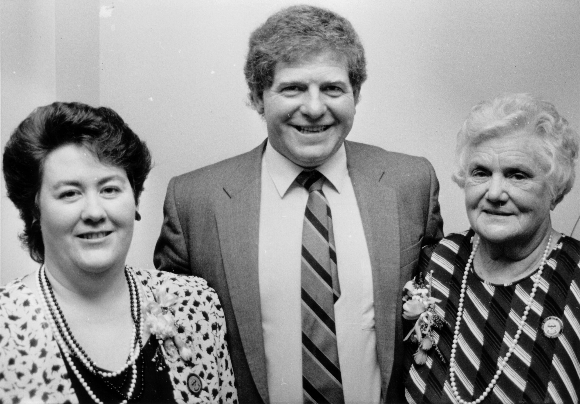 Civic awards 1988; Heather Small, Norma Weddell, with mayor Rex Kirton