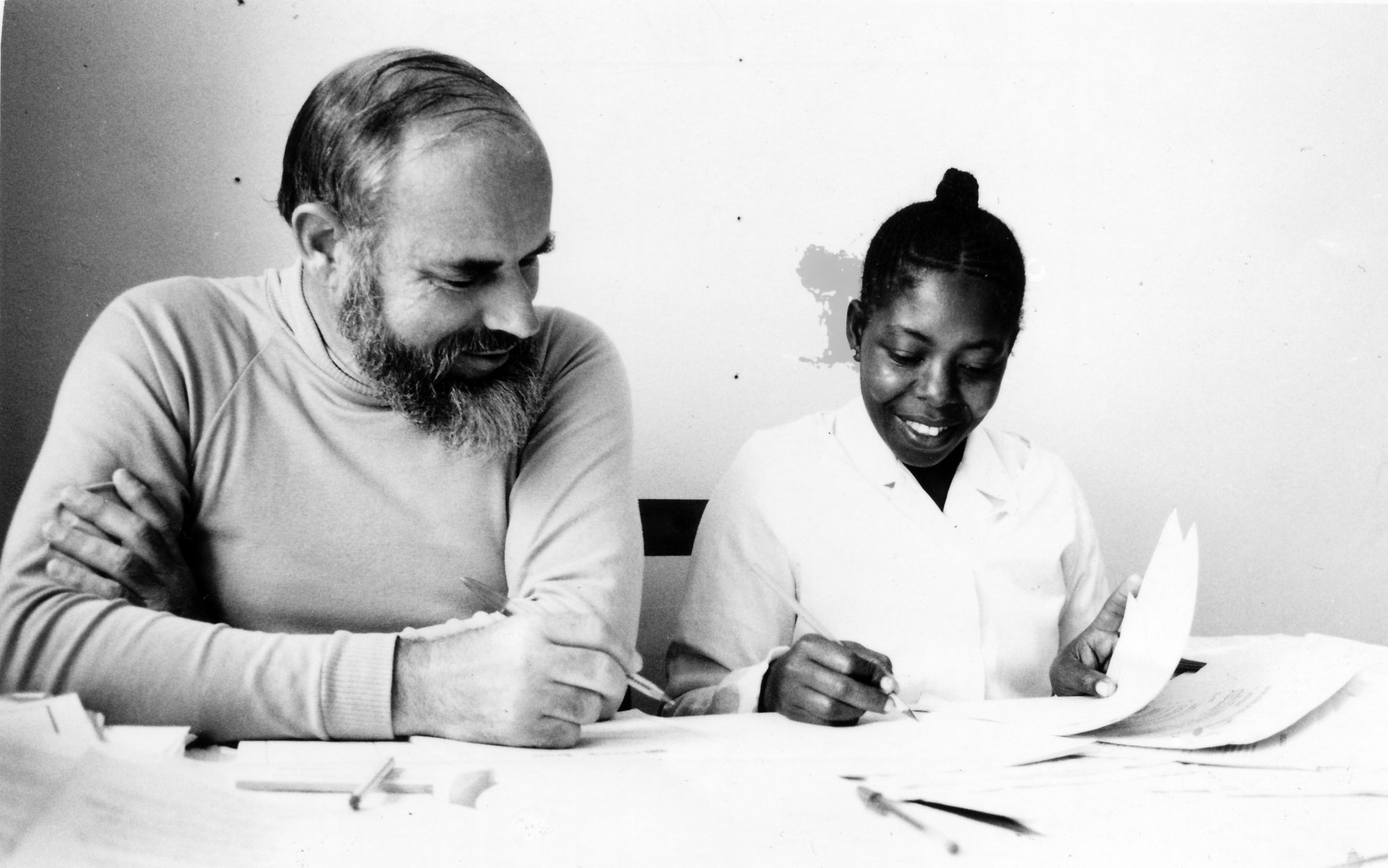 John Upritchard, formerly Central Institute of Technology tutor, working for Volunteer Service Abroad in Tanzania.