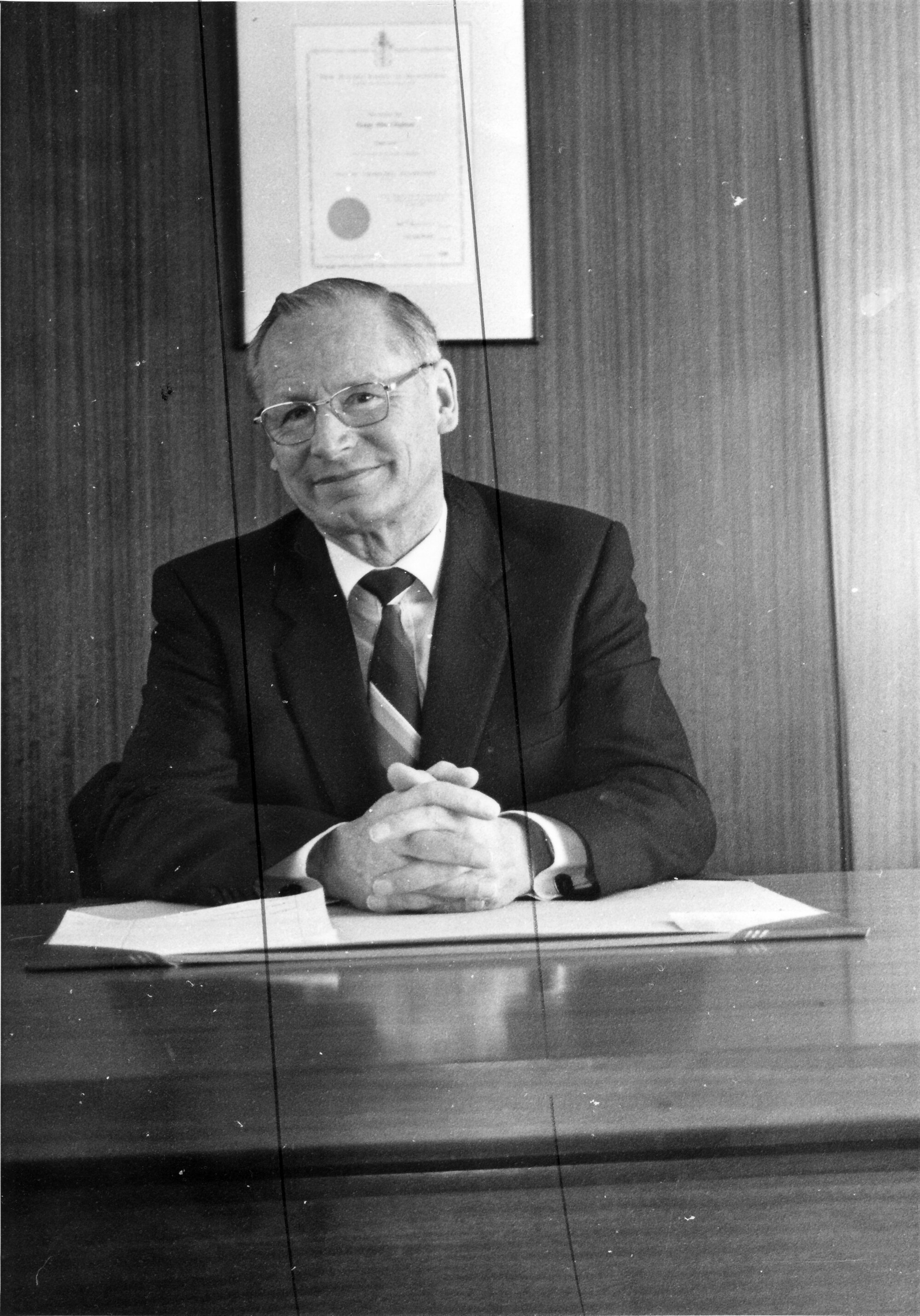 Sir George Chapman  celebrates 40 years in business in Upper Hutt