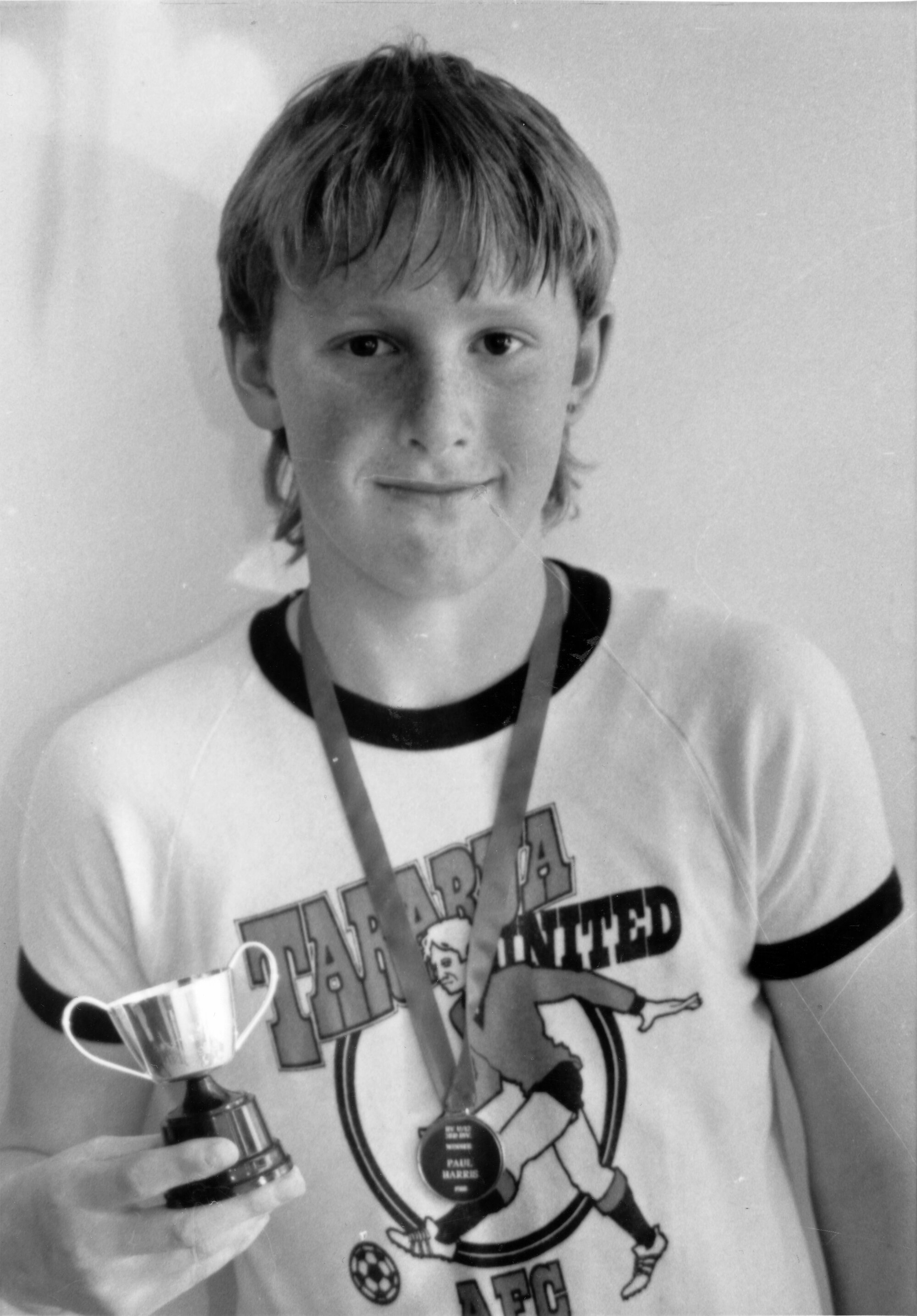 Soccer; Paul Harris, 11, scored 31 of Tararua United's under-12 season's 55 goals.