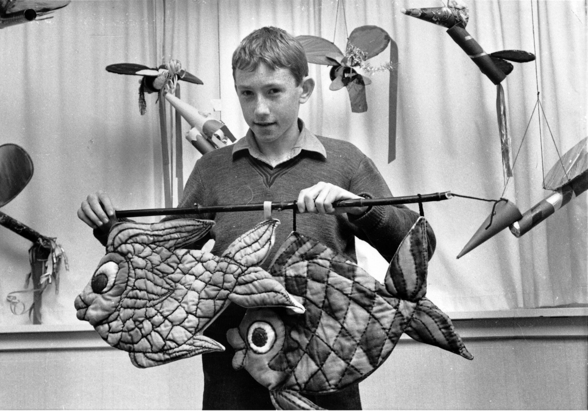 Community gallery; exhibit of work by Fergusson and Maidstone Intermediate schools