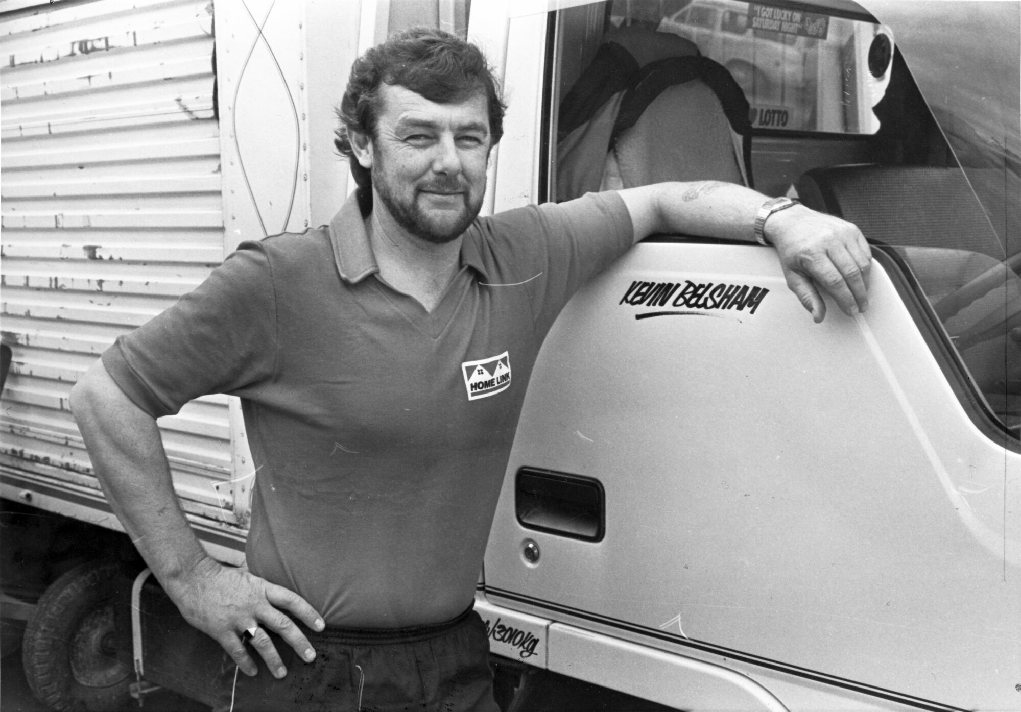 Kevin Belsham; milk-delivery man, Pinehaven/Blue Mountains Road/Whiteman's Valley/Mansfield.