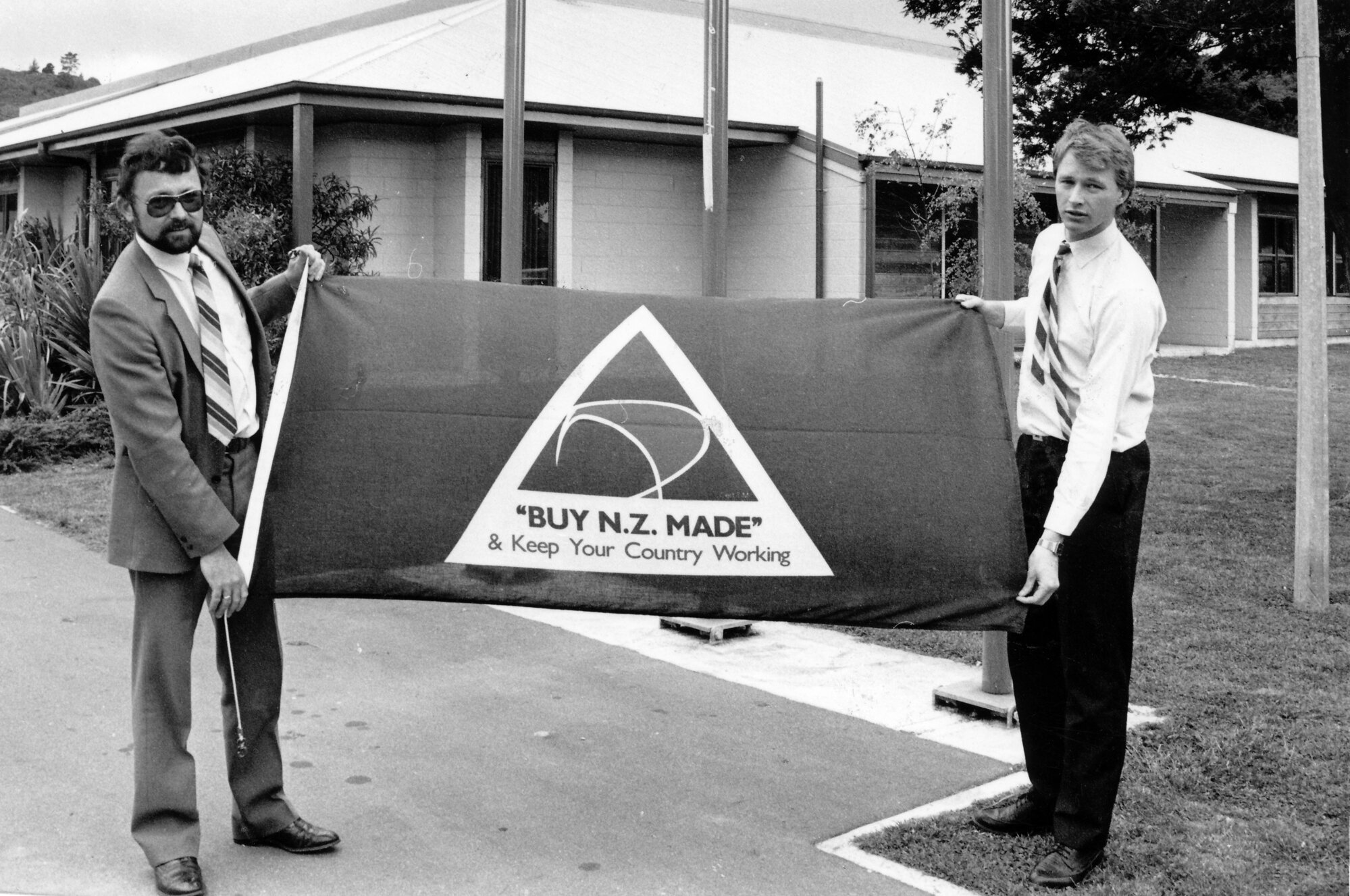 South Pacific Tyres; Doug Clark, manufacturing manager, and Steve Matthews, production manager.
