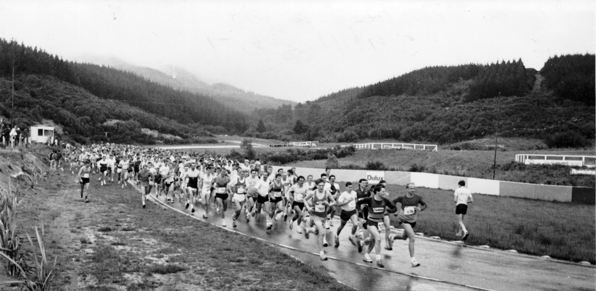 Fourth annual Rimutaka Railway Run, organised by Trentham United Harriers Club and the Friends of the Fell.