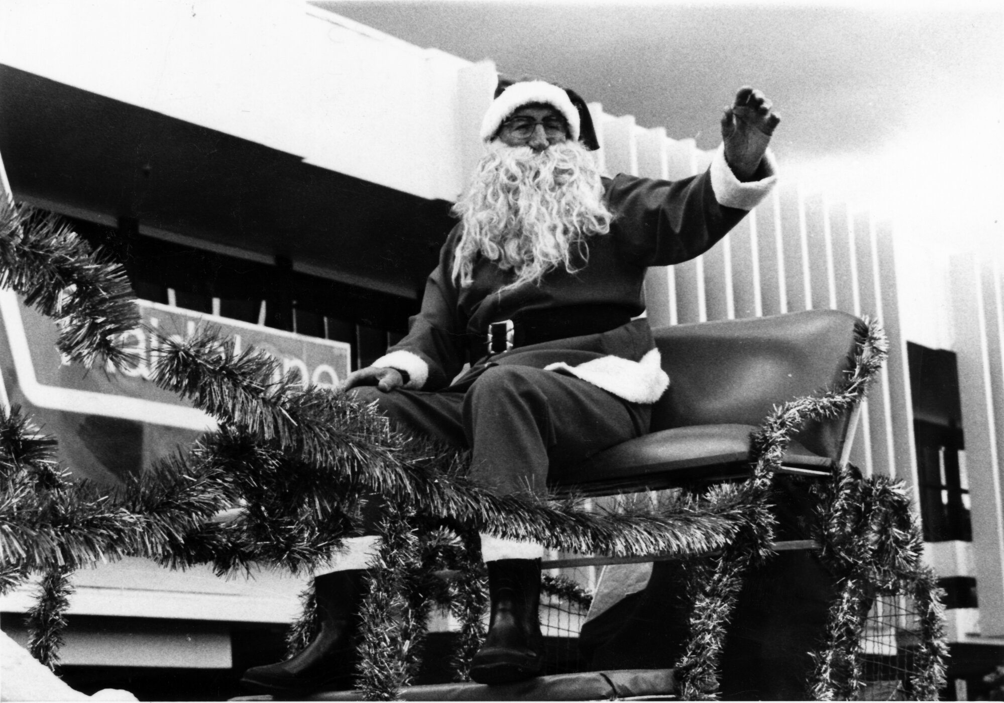Christmas parade 1988; Santa