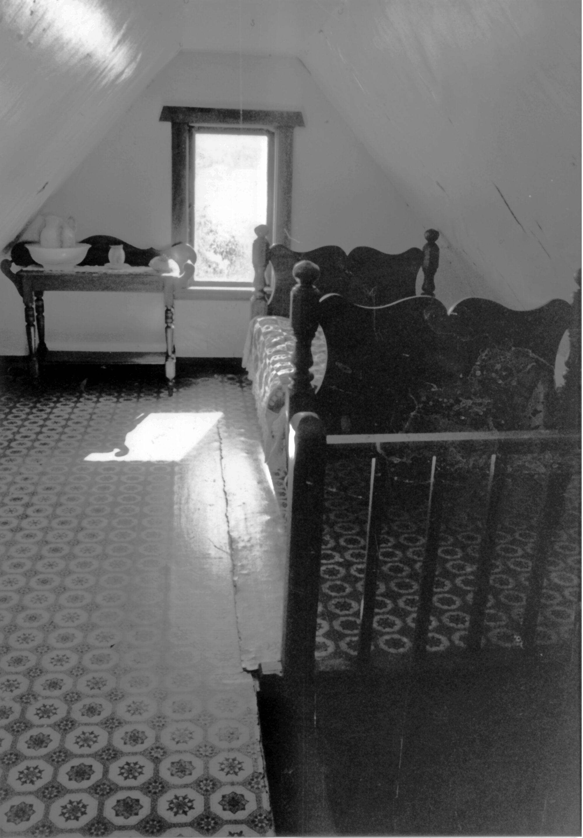 Golder Cottage Museum interior; western bedroom.
