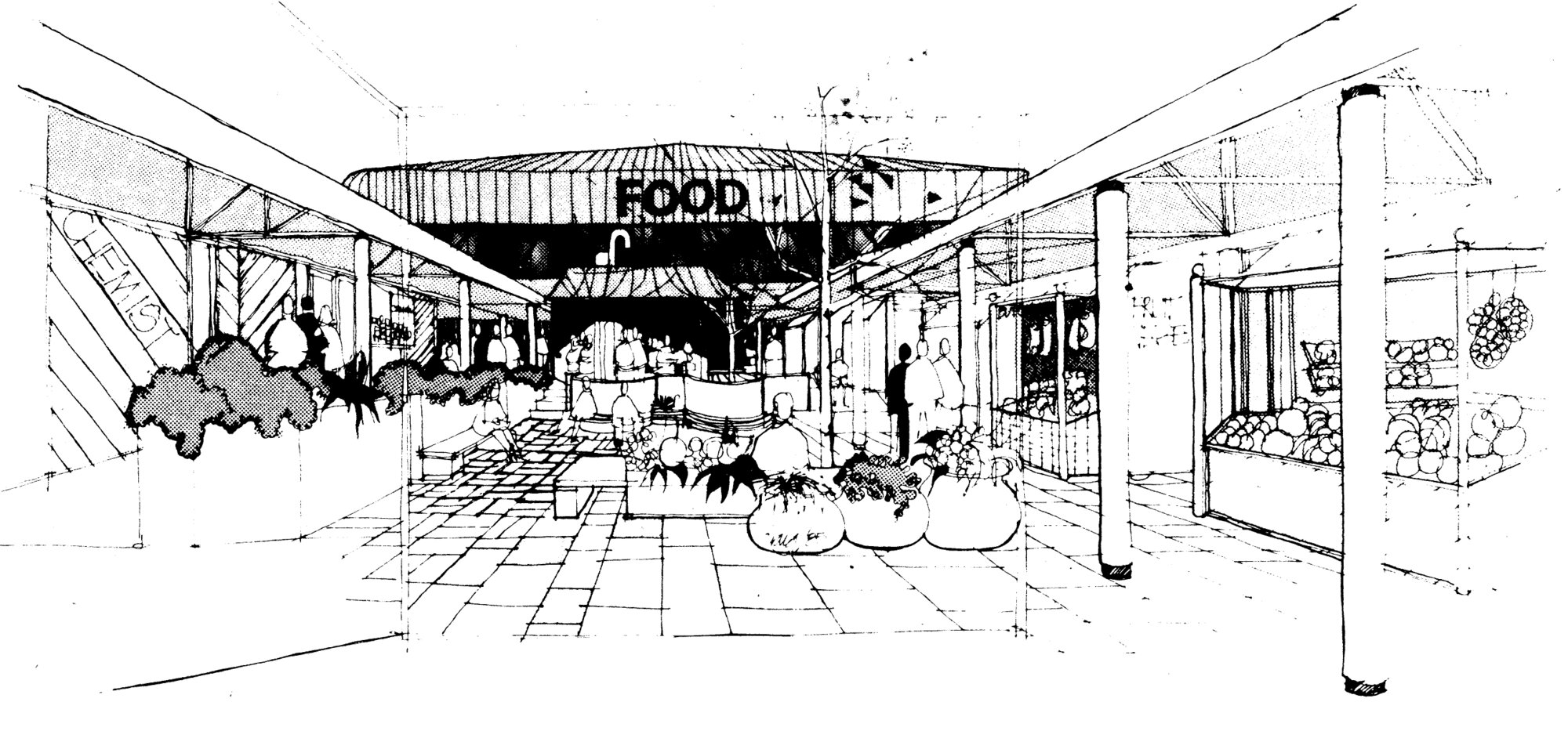 Silverstream Village Mall project; one of two views.