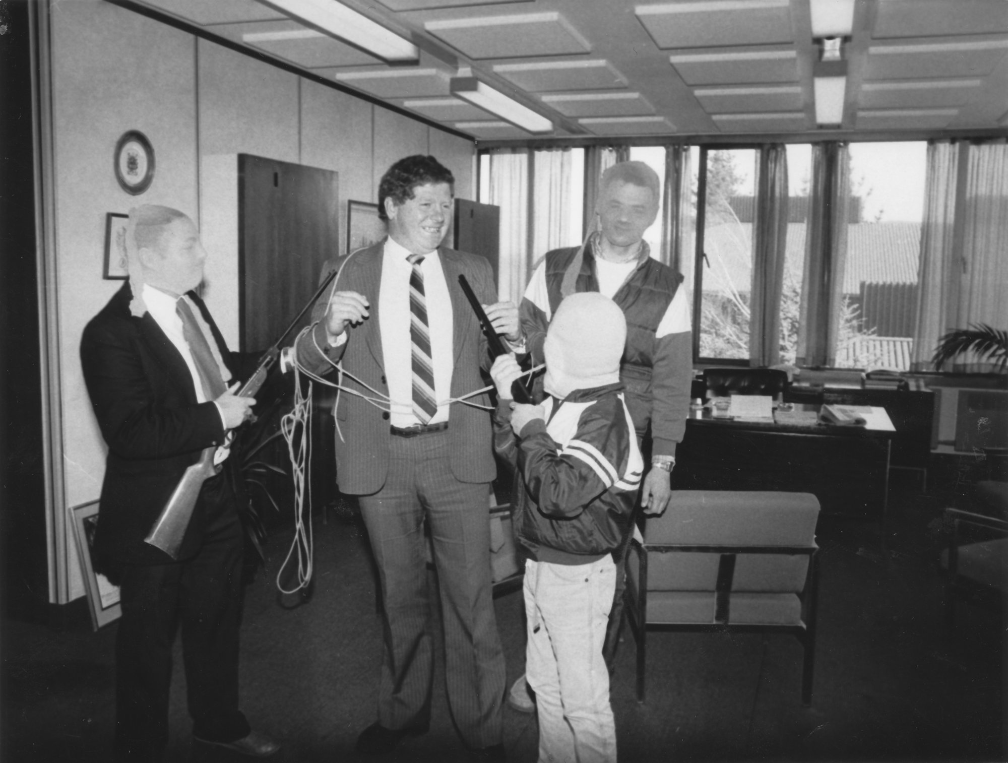 Mayor Rex Kirton 'kidnapped and held to ransom' by Crippled Children Society.