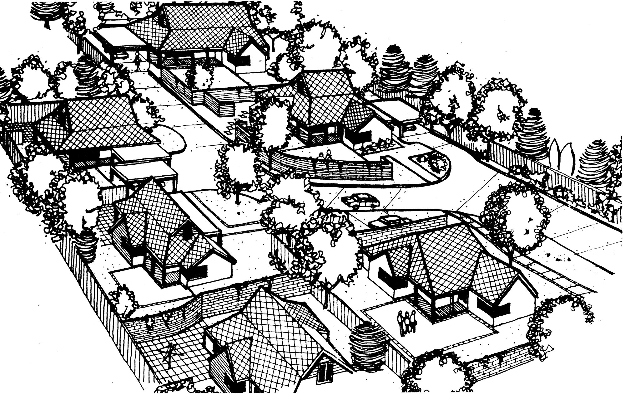Housing development, 1984; Barton Mews, 404-406 Fergusson Drive.