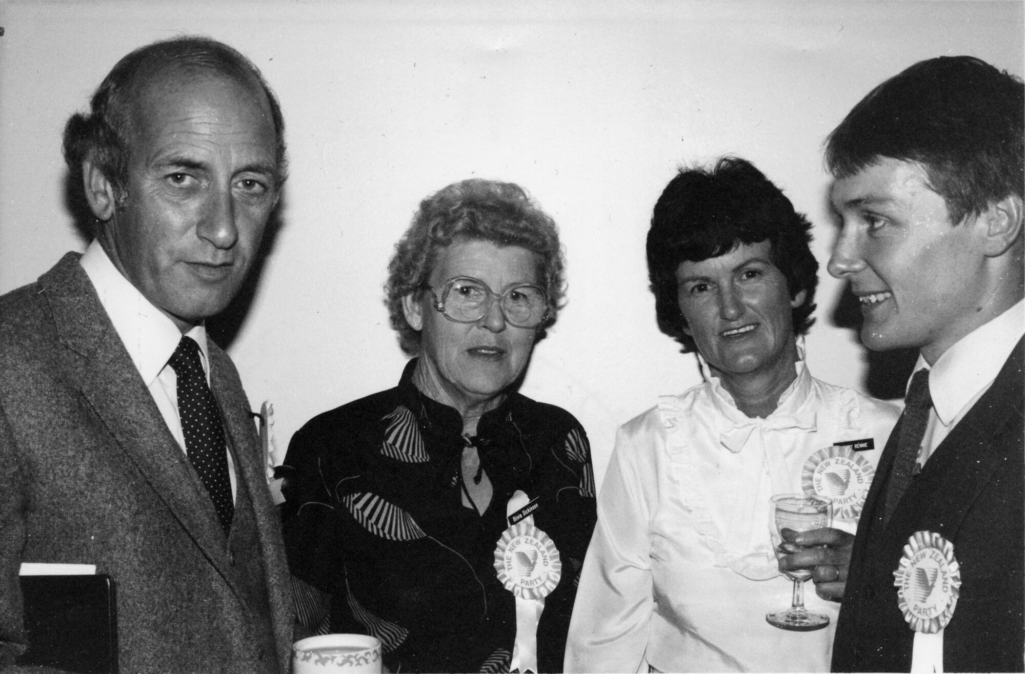 New Zealand Party leader Bob Jones; and Heretaunga electorate executives.