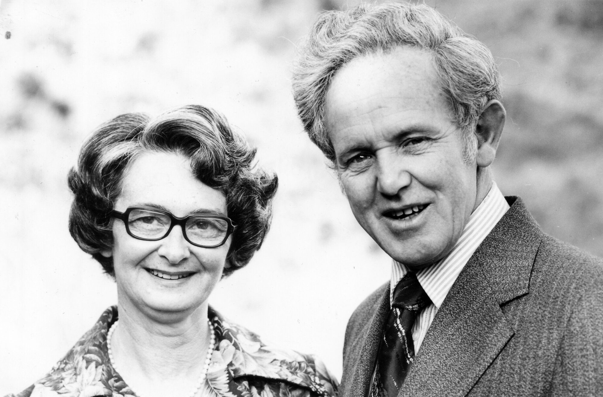 Ailsa Young and husband Trevor Young, re-elected MP for Eastern Hutt, with a majority of 6005 over Joy McLauchlan.