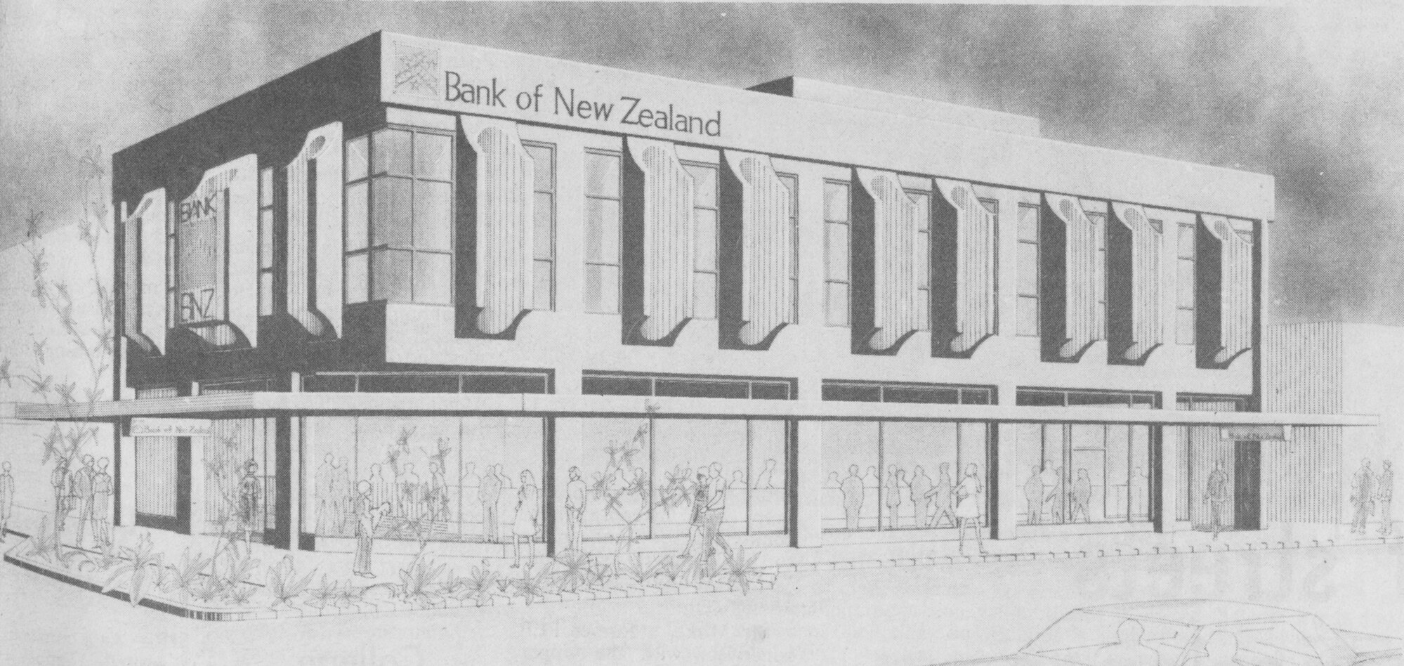 Bank of New Zealand; new building approved