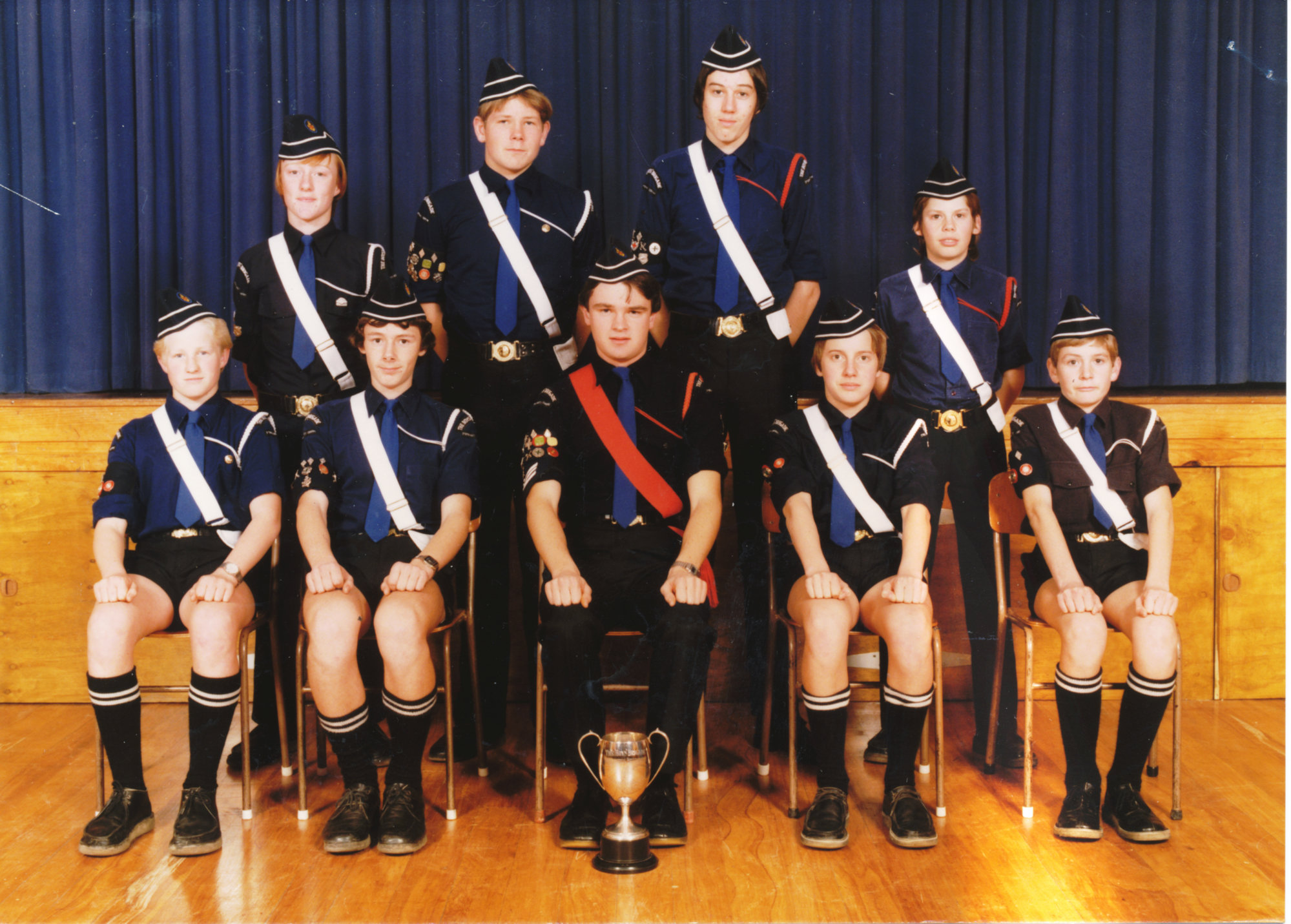 Boys' Brigade; Wellington Battalion Drill Competitions; 3rd Upper Hutt B squad and the Grocott Trophy.