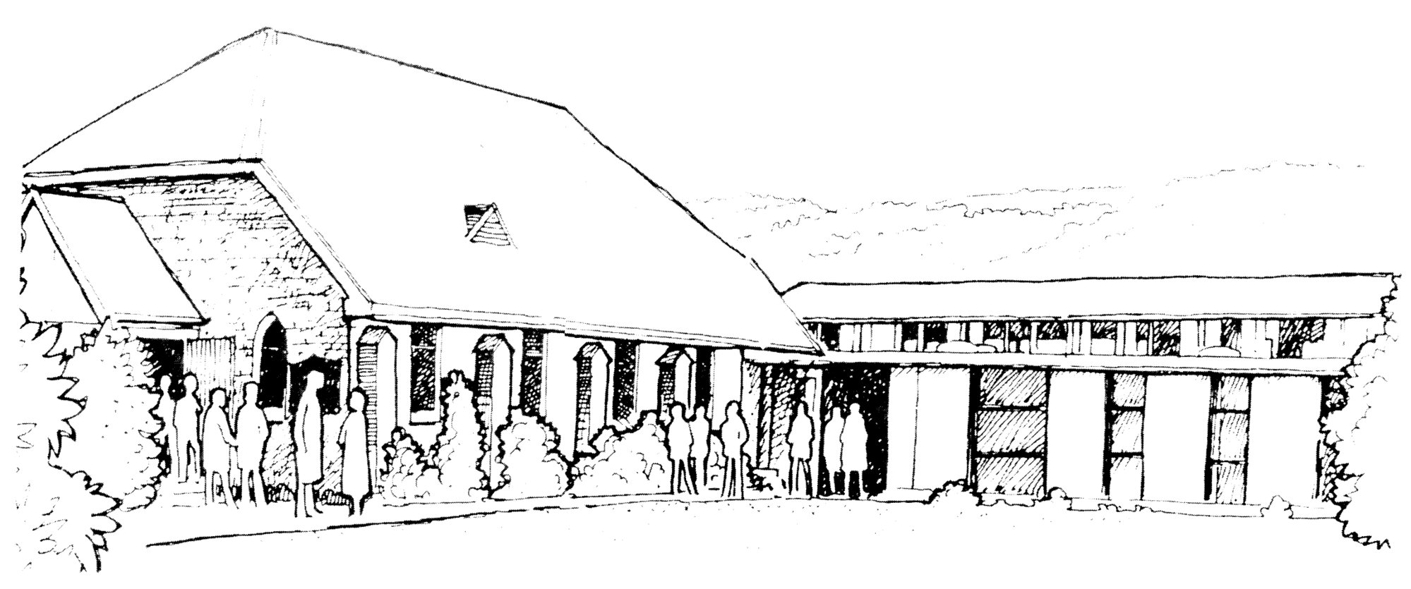 St Margaret's Presbyterian Church, Dunn's Road, Silverstream; picture from jubilee brochure.
