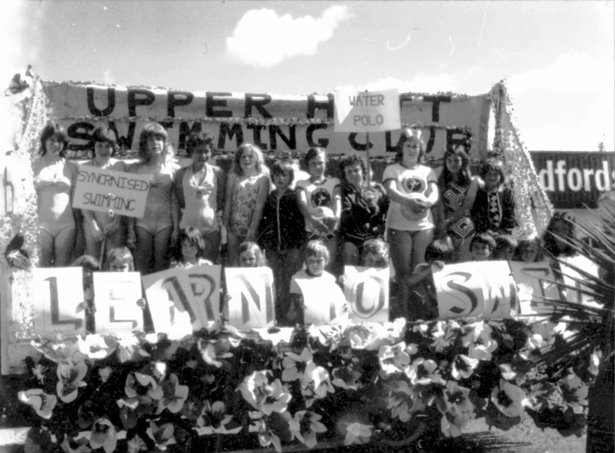Christmas parade 1977; swimming club 2