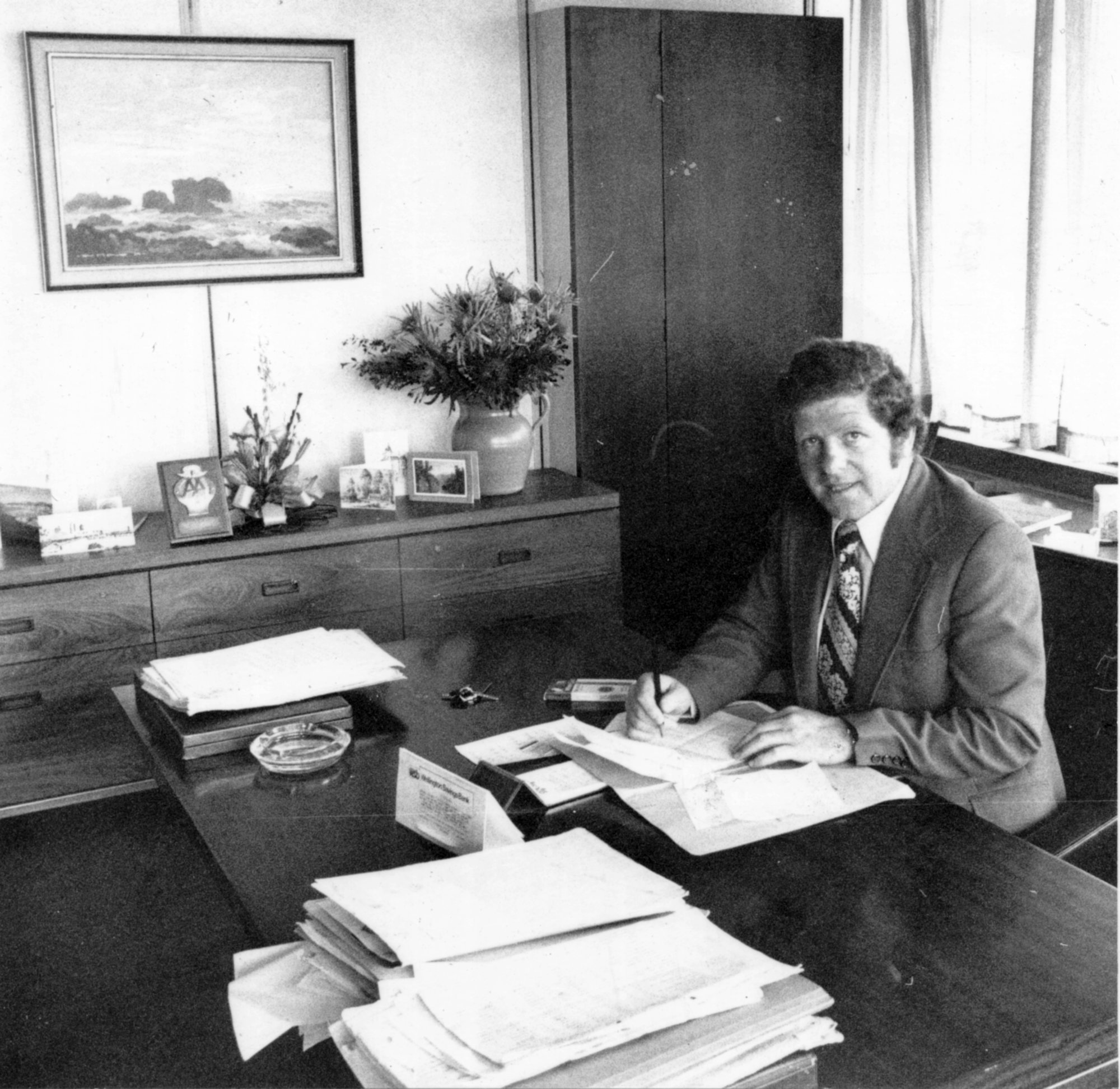 Rex Kirton celebrates his 14 months as mayor