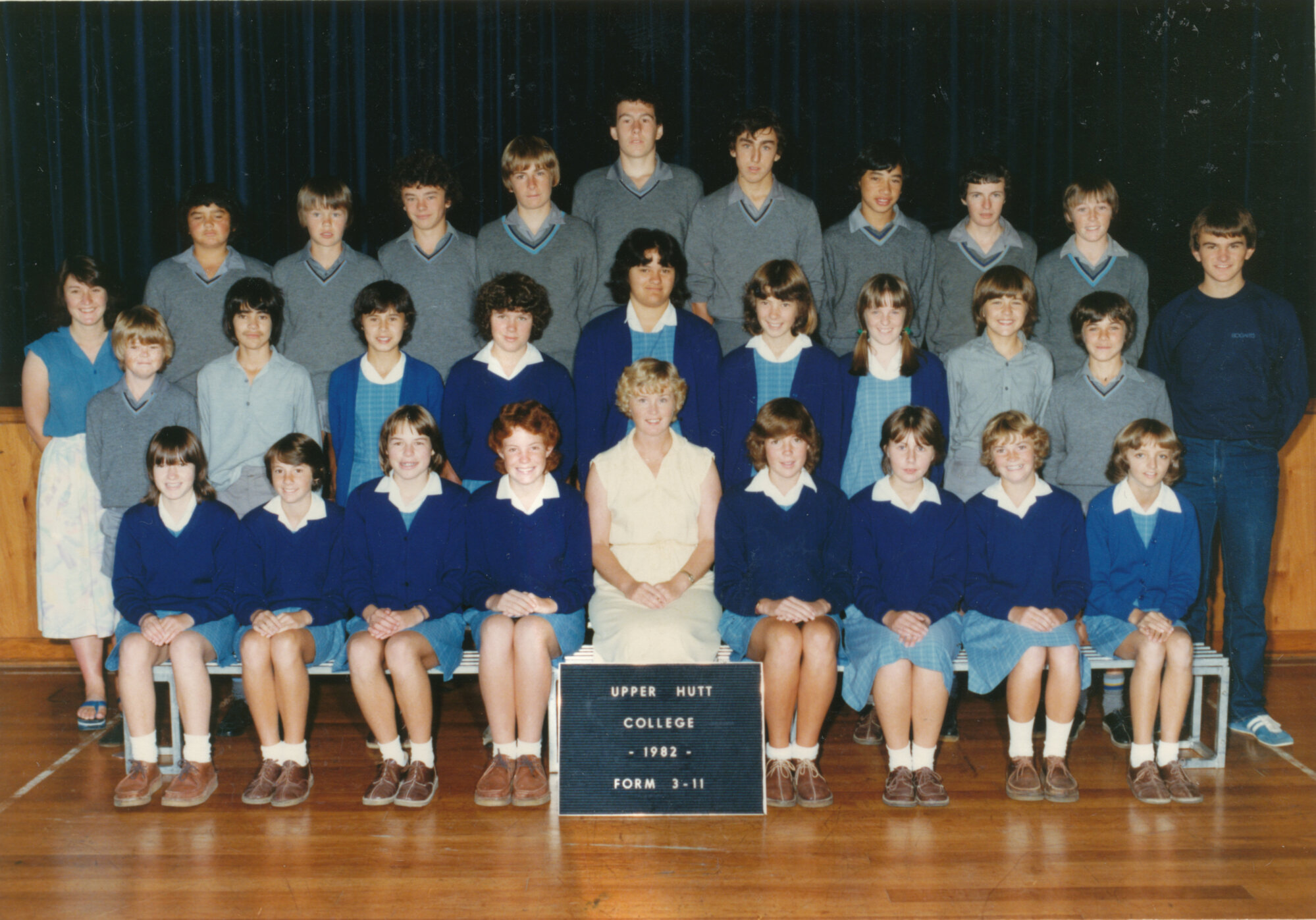 Upper Hutt College 1982; form 3.11