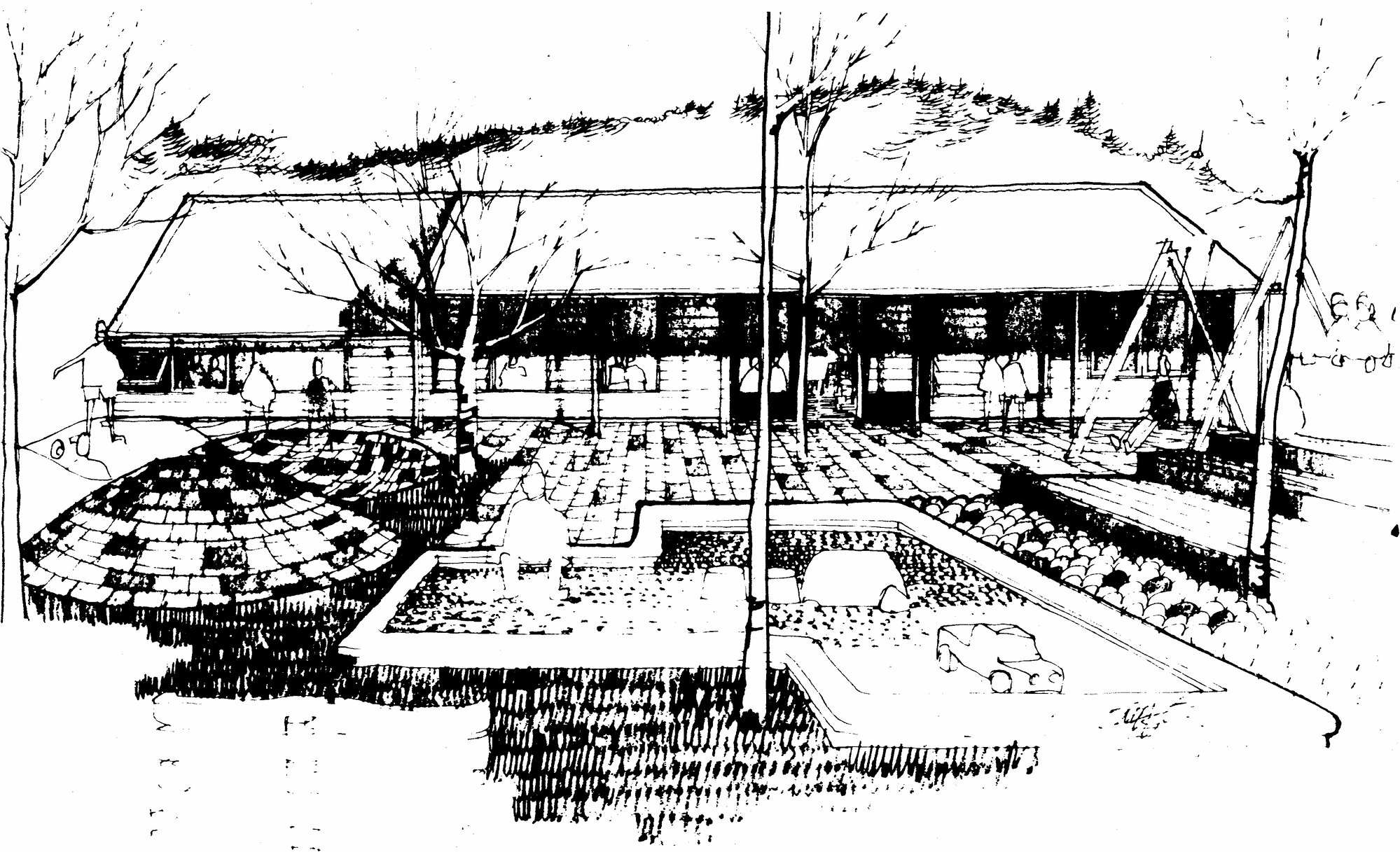 Pinehaven Play Centre; architect's drawing