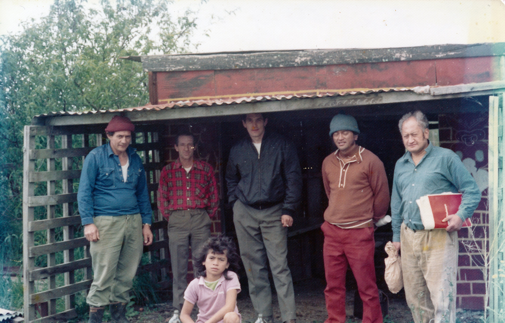 Ōrongomai marae 1974 (?) ; first meeting, on site,(?)
