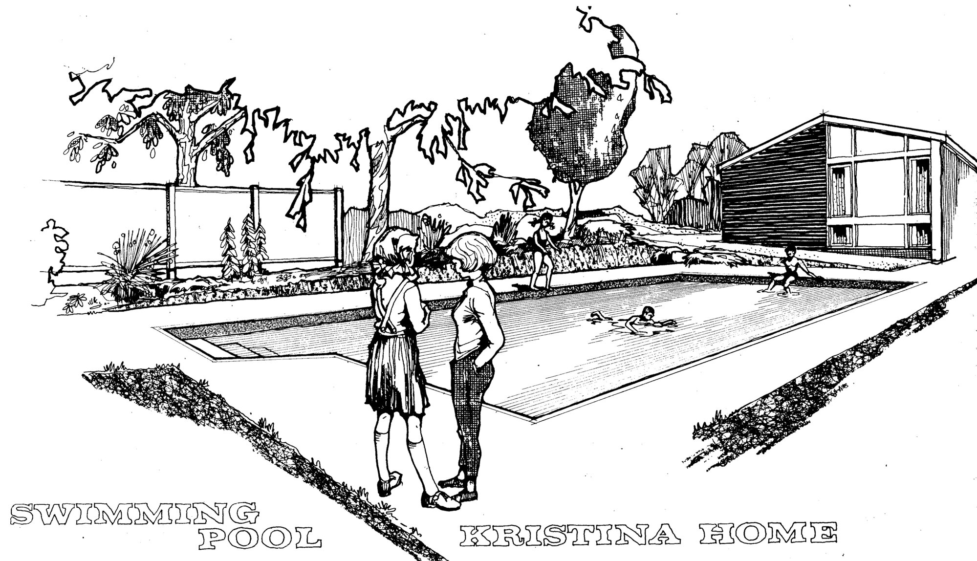 IHC Kristina Home; new swimming pool; Heretaunga Rotary Club's first major project