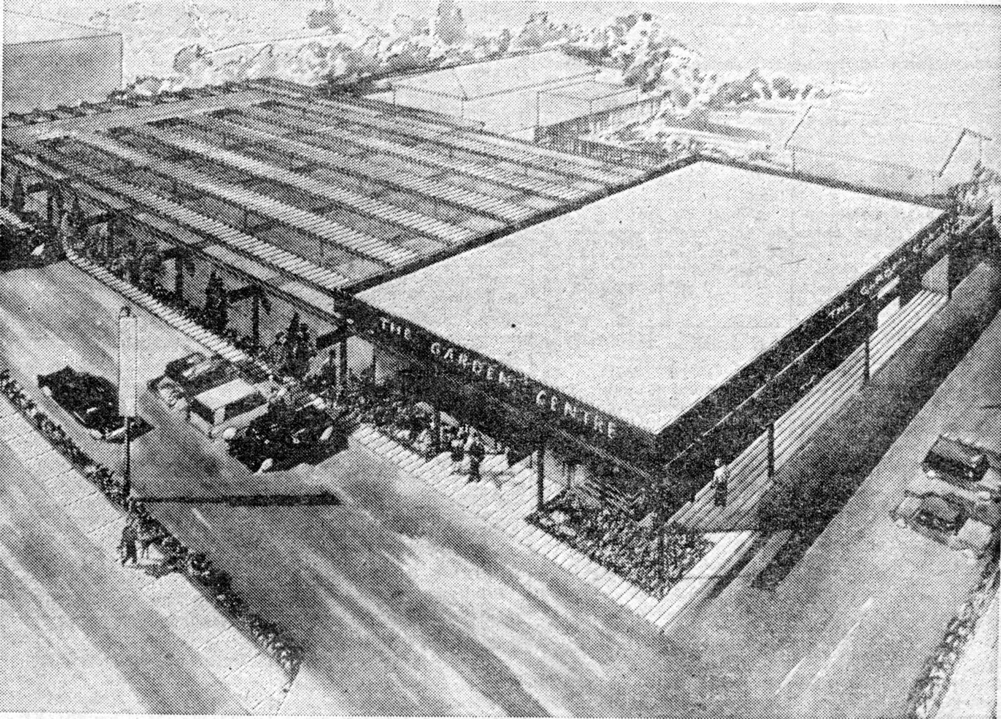 Twigland Garden Centre, corner of Fergusson drive and Stephen Street; architect's drawing.