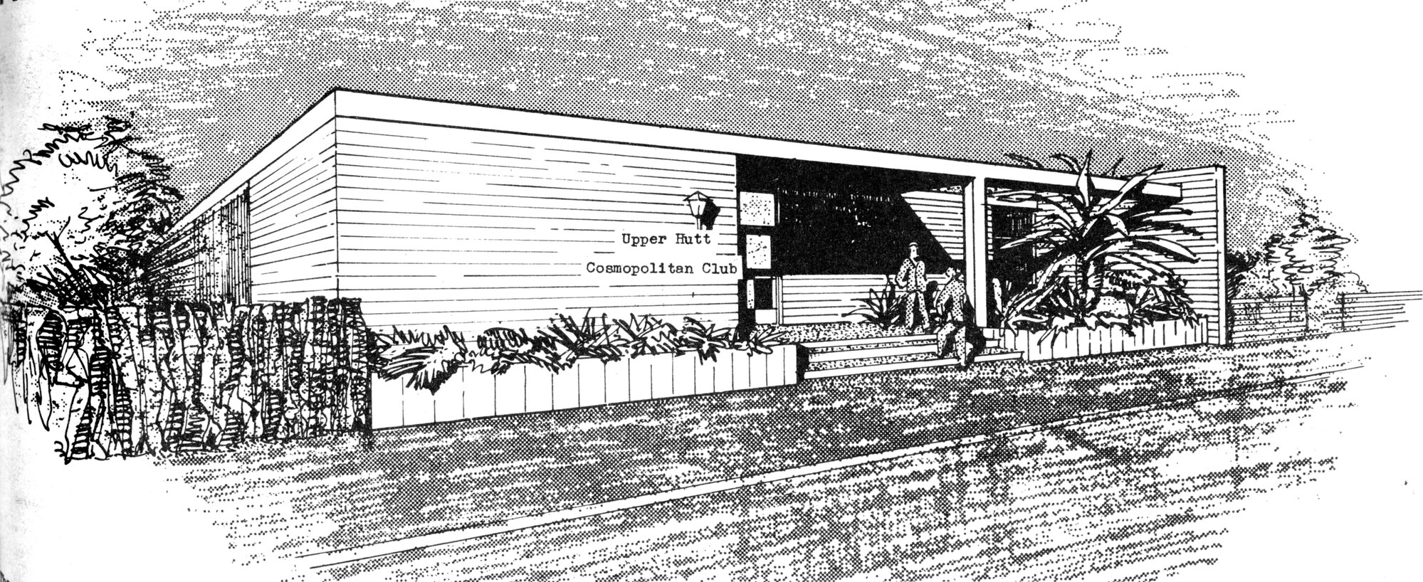 Cosmopolitan Club; first Logan Street building
