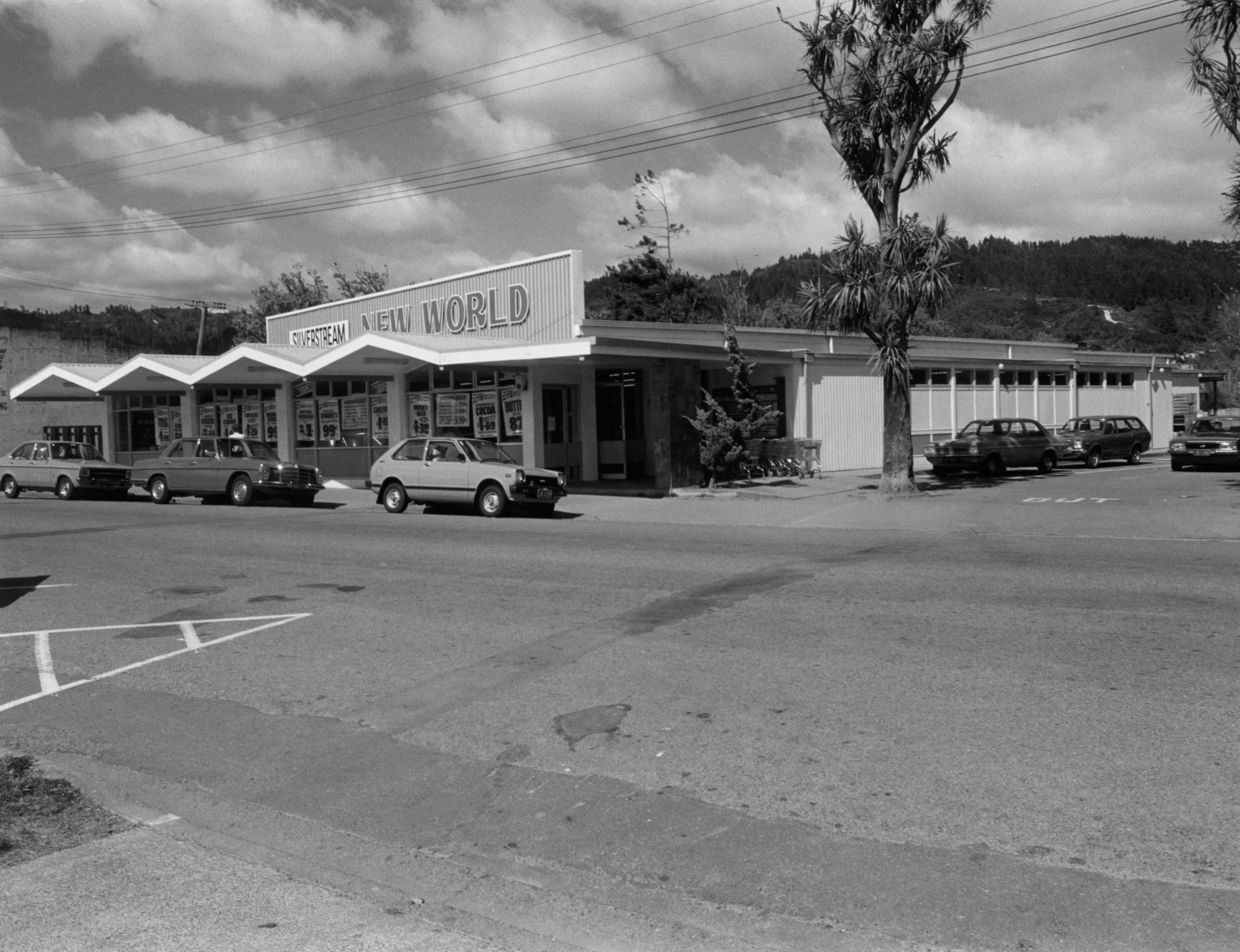 Whiteman's Road, Silverstream; New World supermarket.