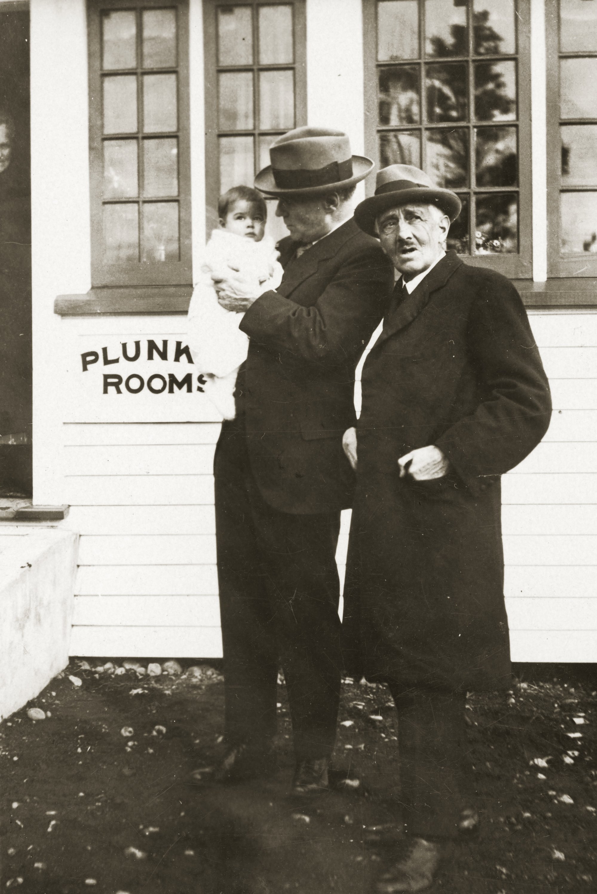 Plunket rooms opened by founder Sir Truby King; with Dr F W Kemp.