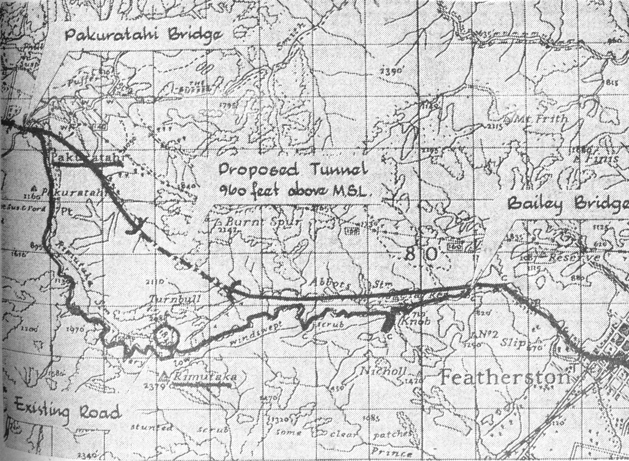 State Highway 2; proposed Rimutaka road tunnel