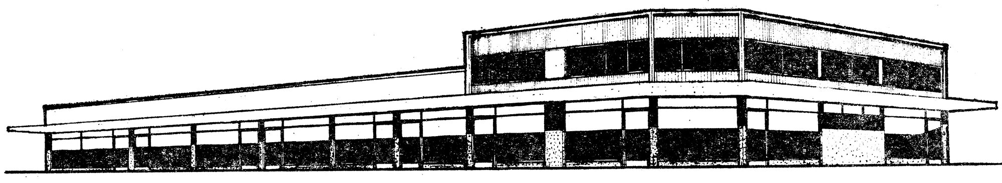Taylor House, corner of Geange and Princes streets; architect's drawing