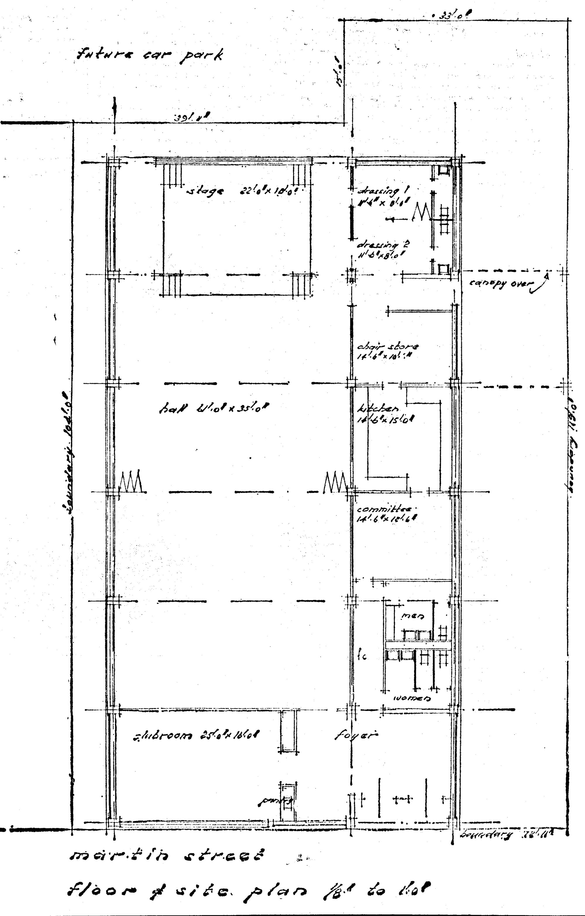 Hapai Club; floor plan