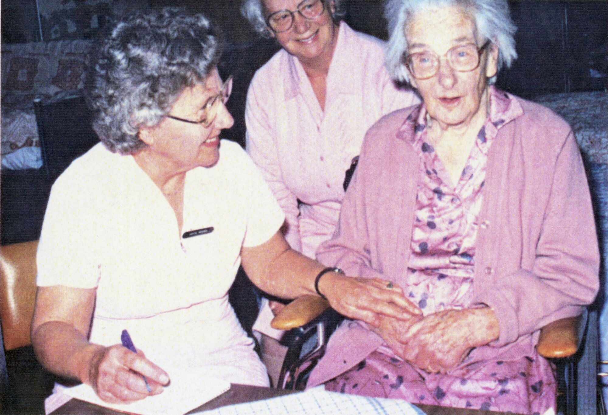 Silverstream Hospital; Pink Ladies; volunteers Mrs Joyce Moore and Mrs Jean Heppleston; Mrs Fulton.