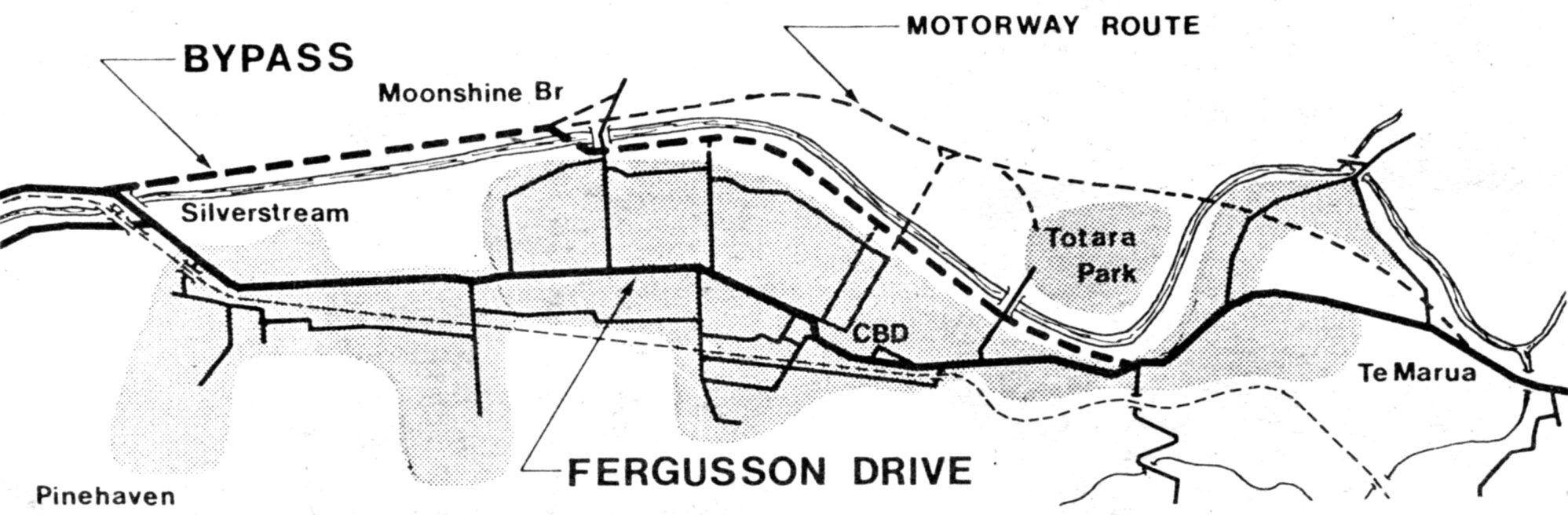 State Highway 2, Silverstream-Te Marua; alternative routes