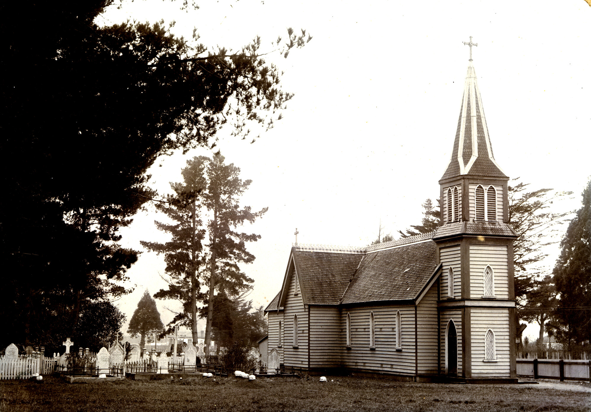 St Joseph's Catholic Church of 1864; dismantled April 1961. | Upper ...