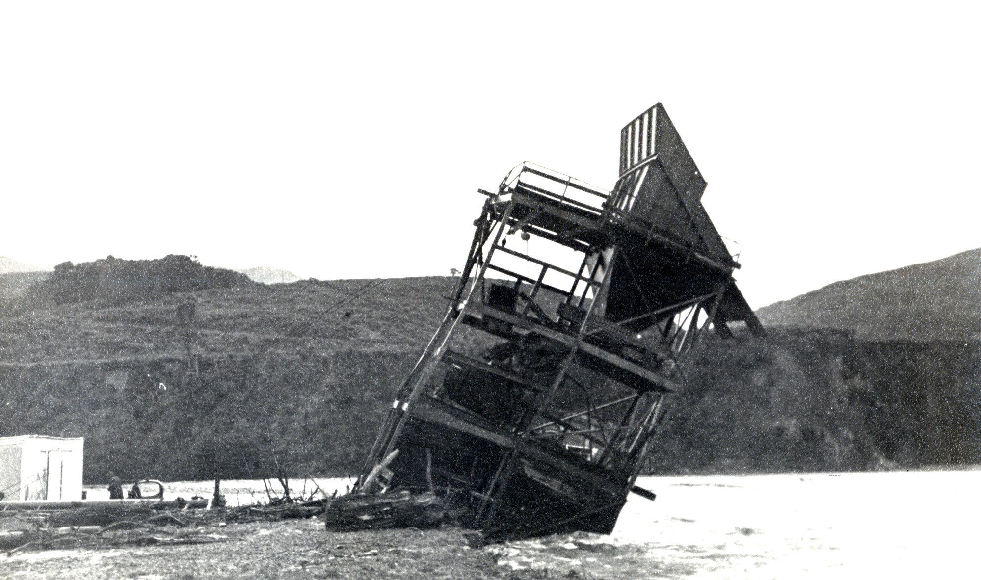 Whakatiki Shingle Works after flood