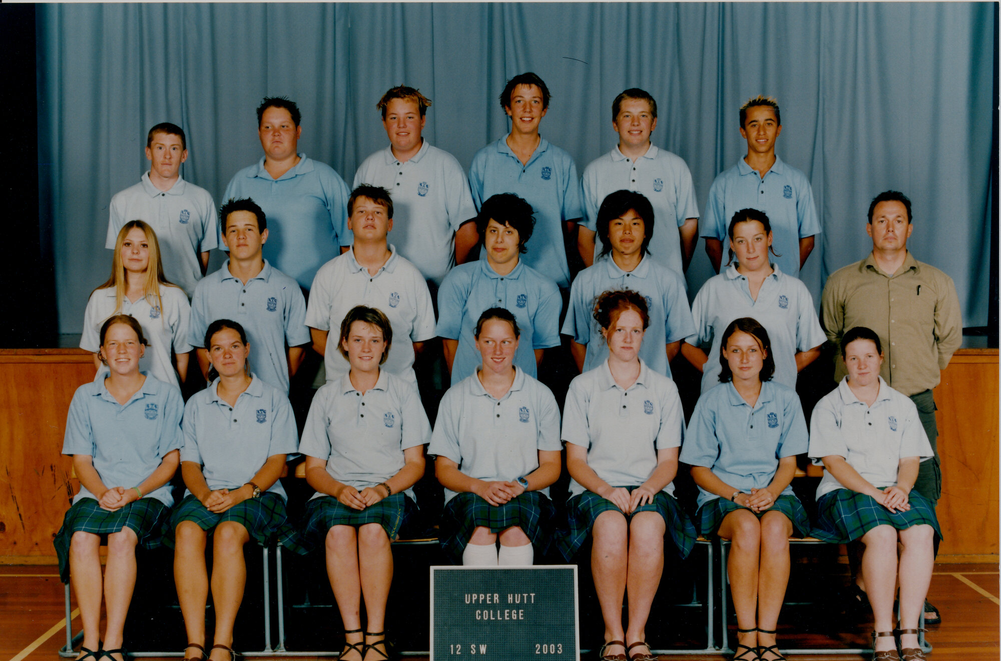 Upper Hutt College 2003; year 12 SW (Simon Watts)