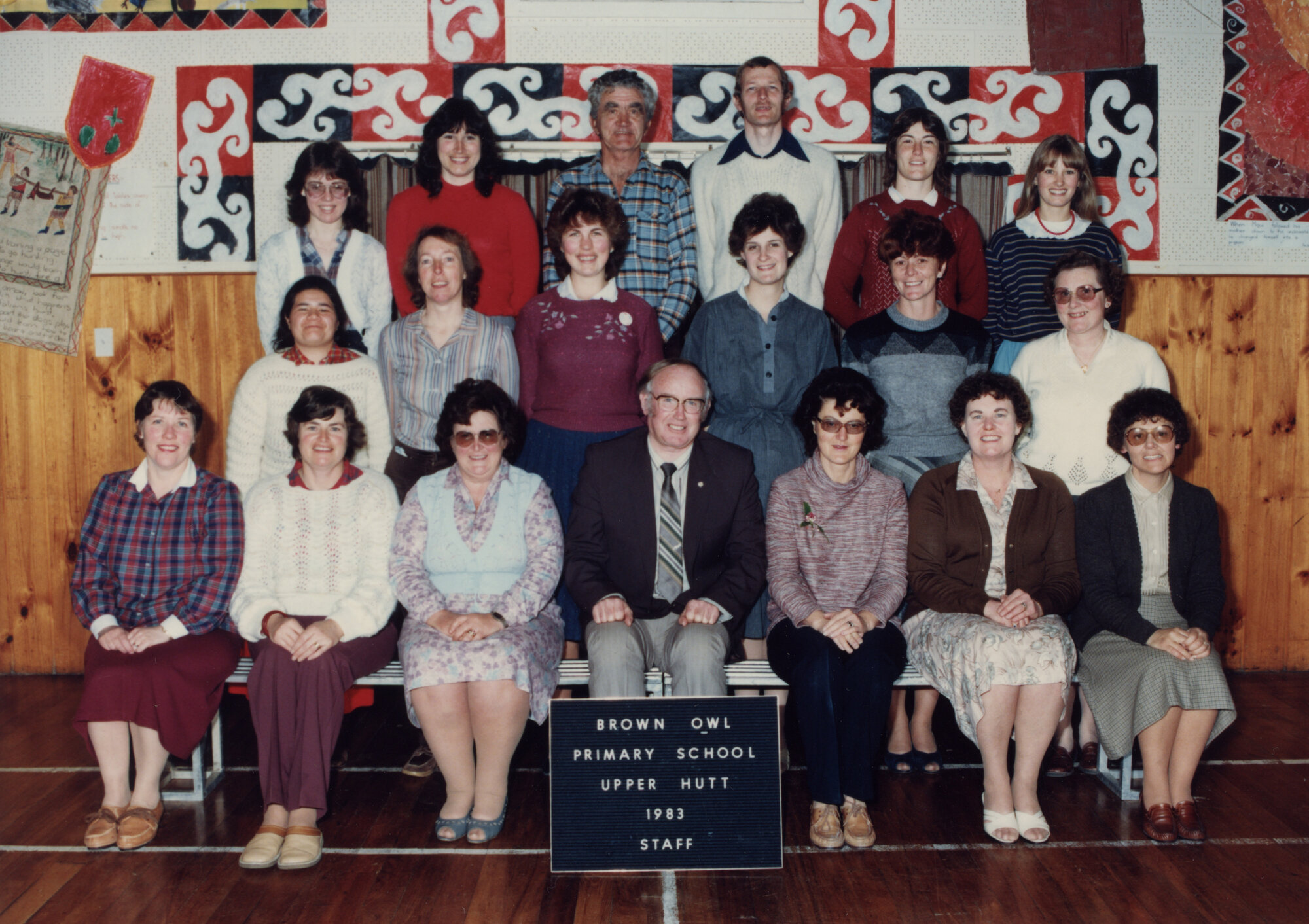 Brown Owl School 1983 staff.