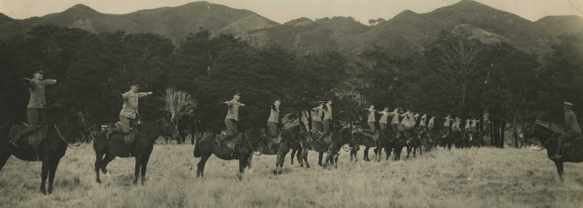 E. G. Taylor 10 Wing equitation training, 1937 01