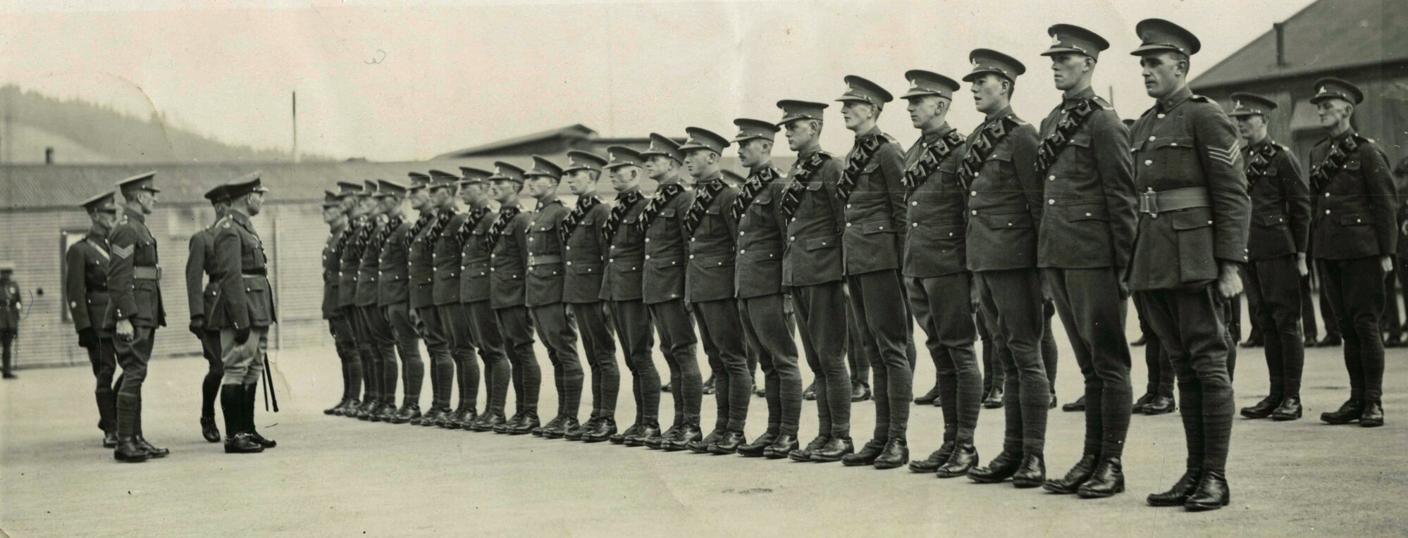 E. G. Taylor on parade 1938-40