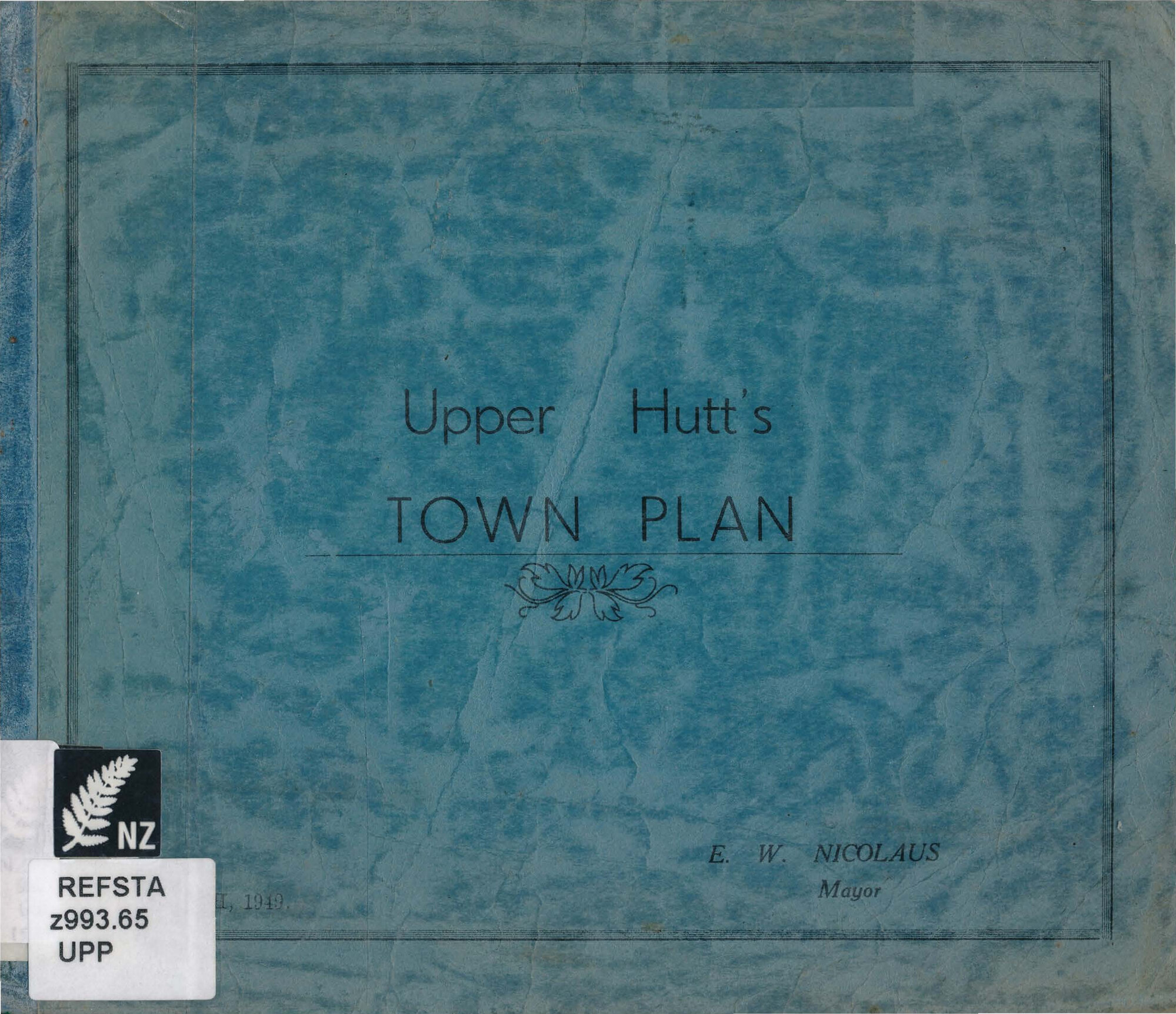 Upper Hutt's Town Plan; 1949