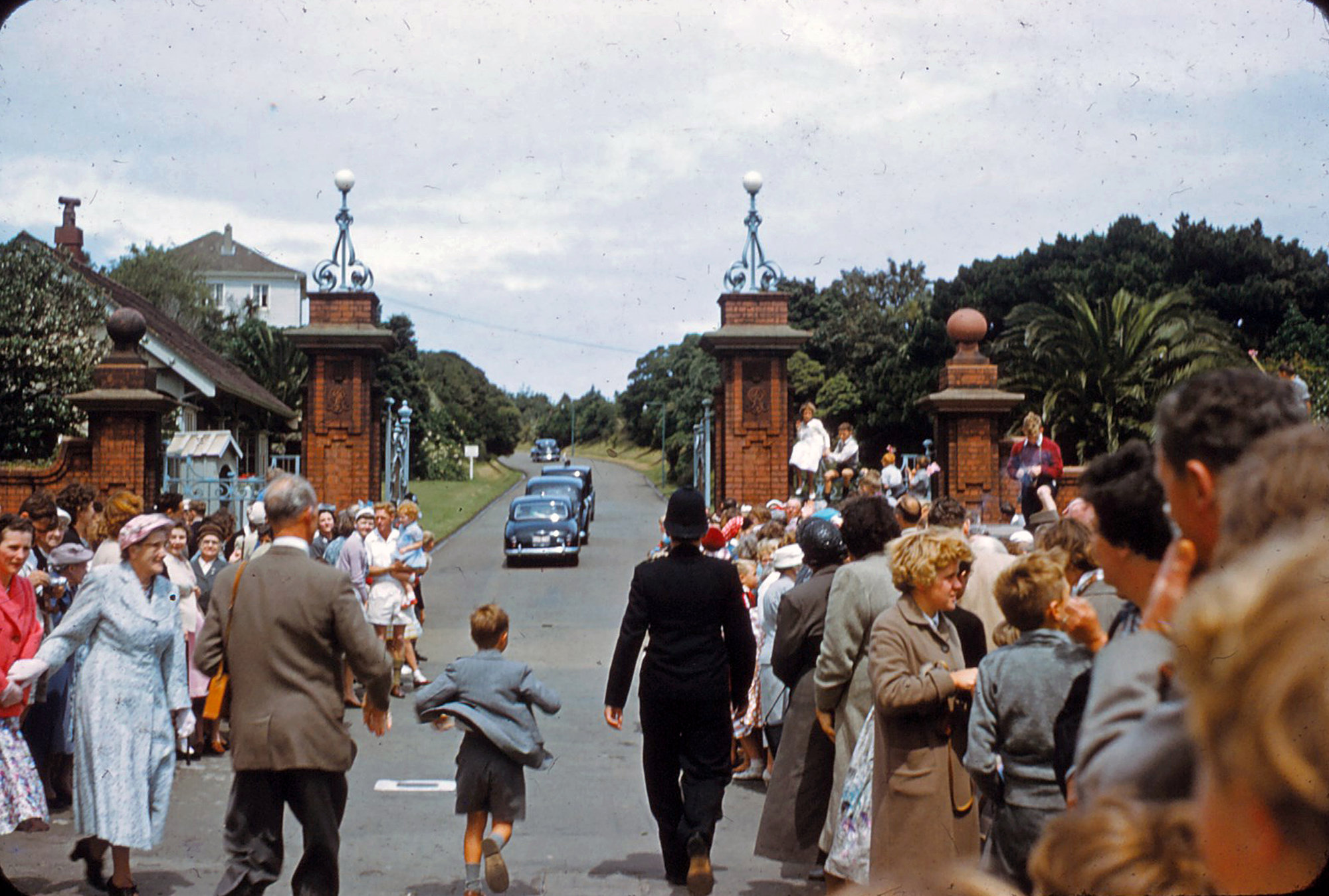 Queen Mother visit; 1958